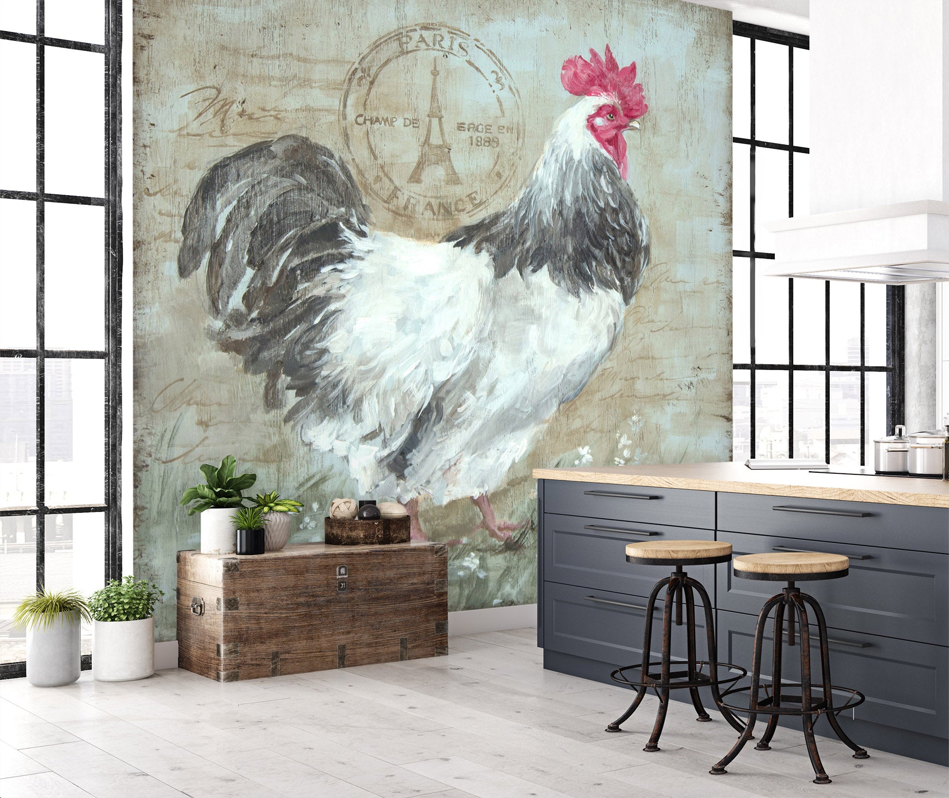 3D Chick 3111 Debi Coules Wall Mural Wall Murals