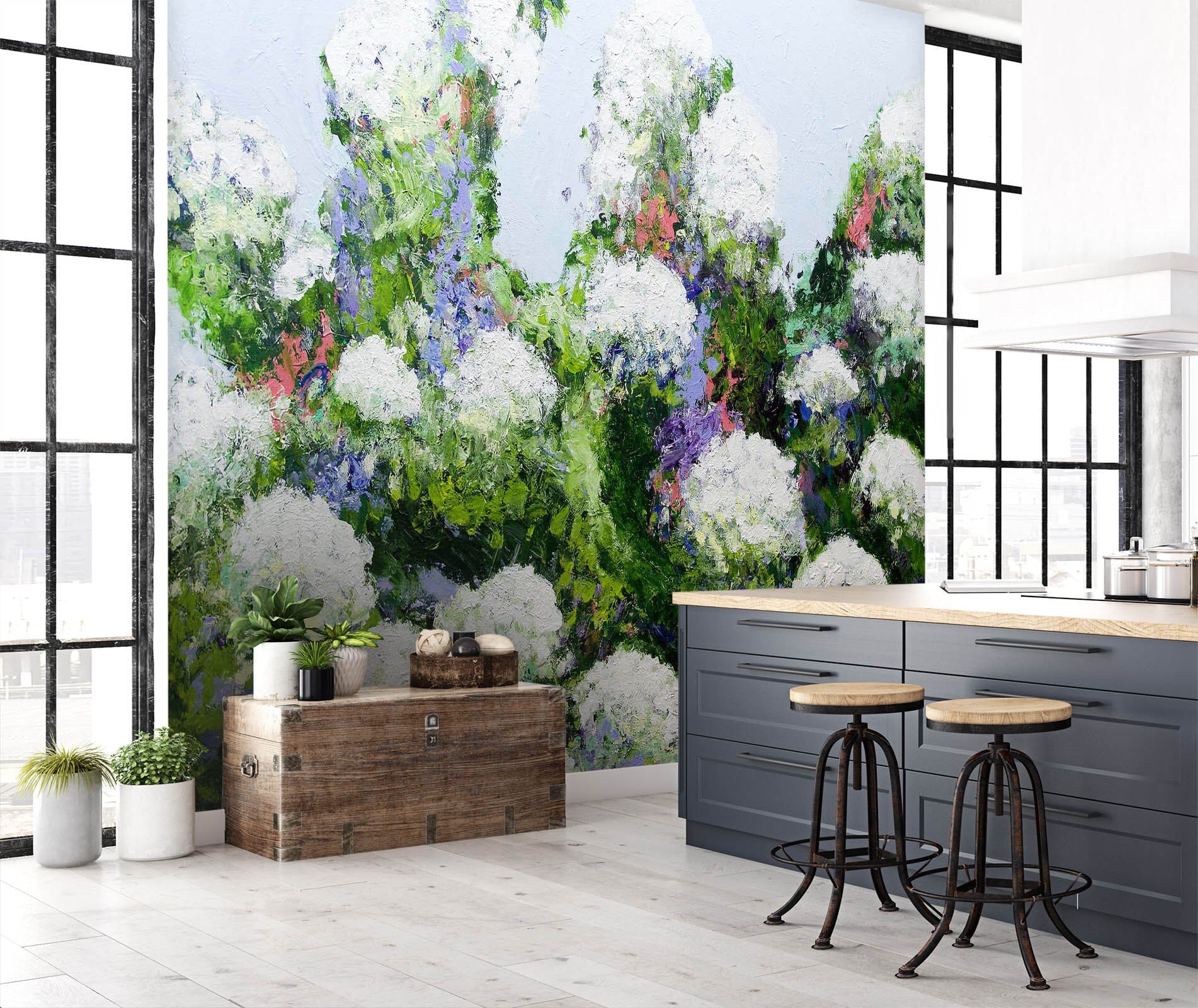 3D Mum's Garden 116 Allan P. Friedlander Wall Mural Wall Murals Wallpaper AJ Wallpaper 2 