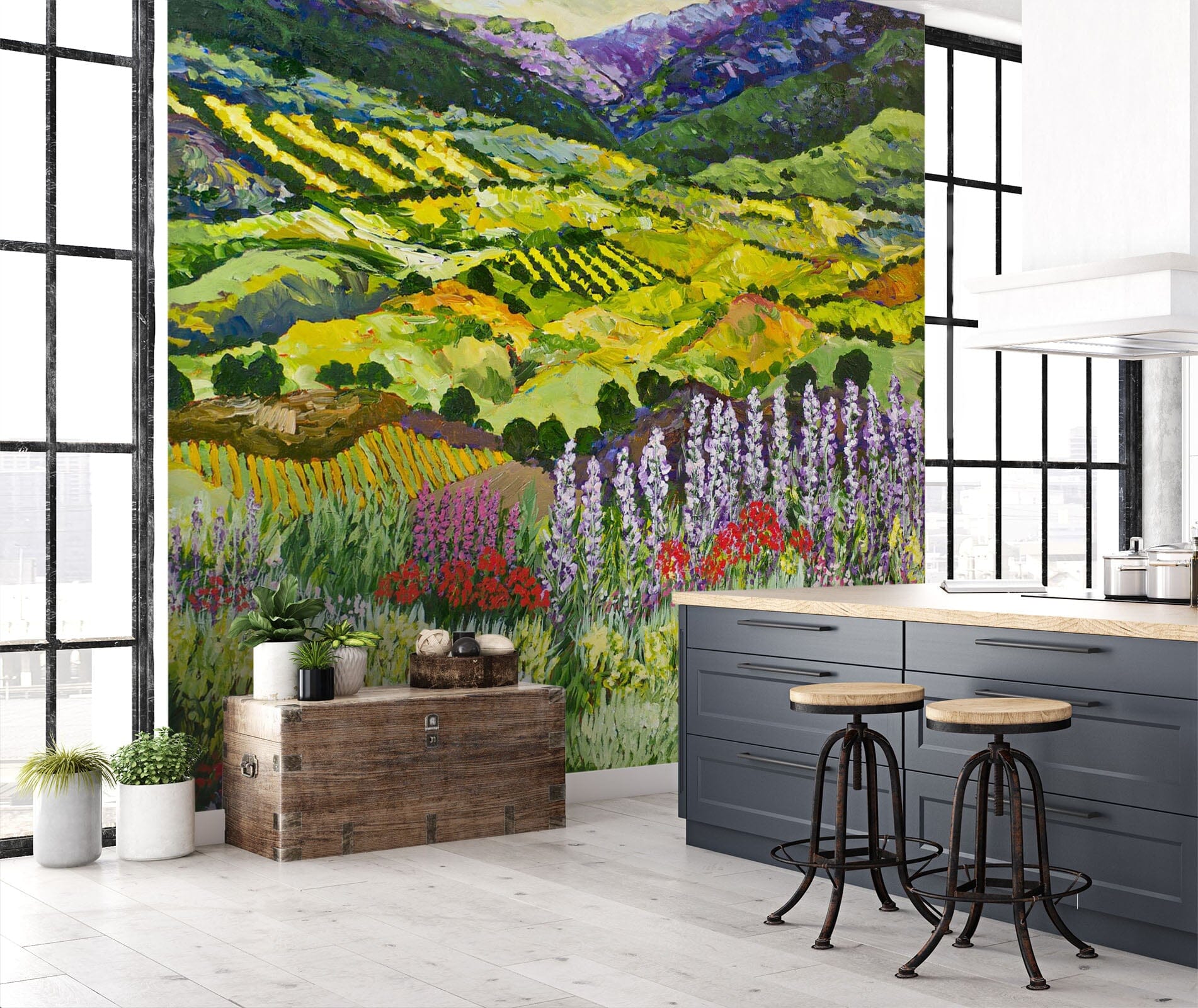 3D Where Flowers Bloom 104 Allan P. Friedlander Wall Mural Wall Murals Wallpaper AJ Wallpaper 2 