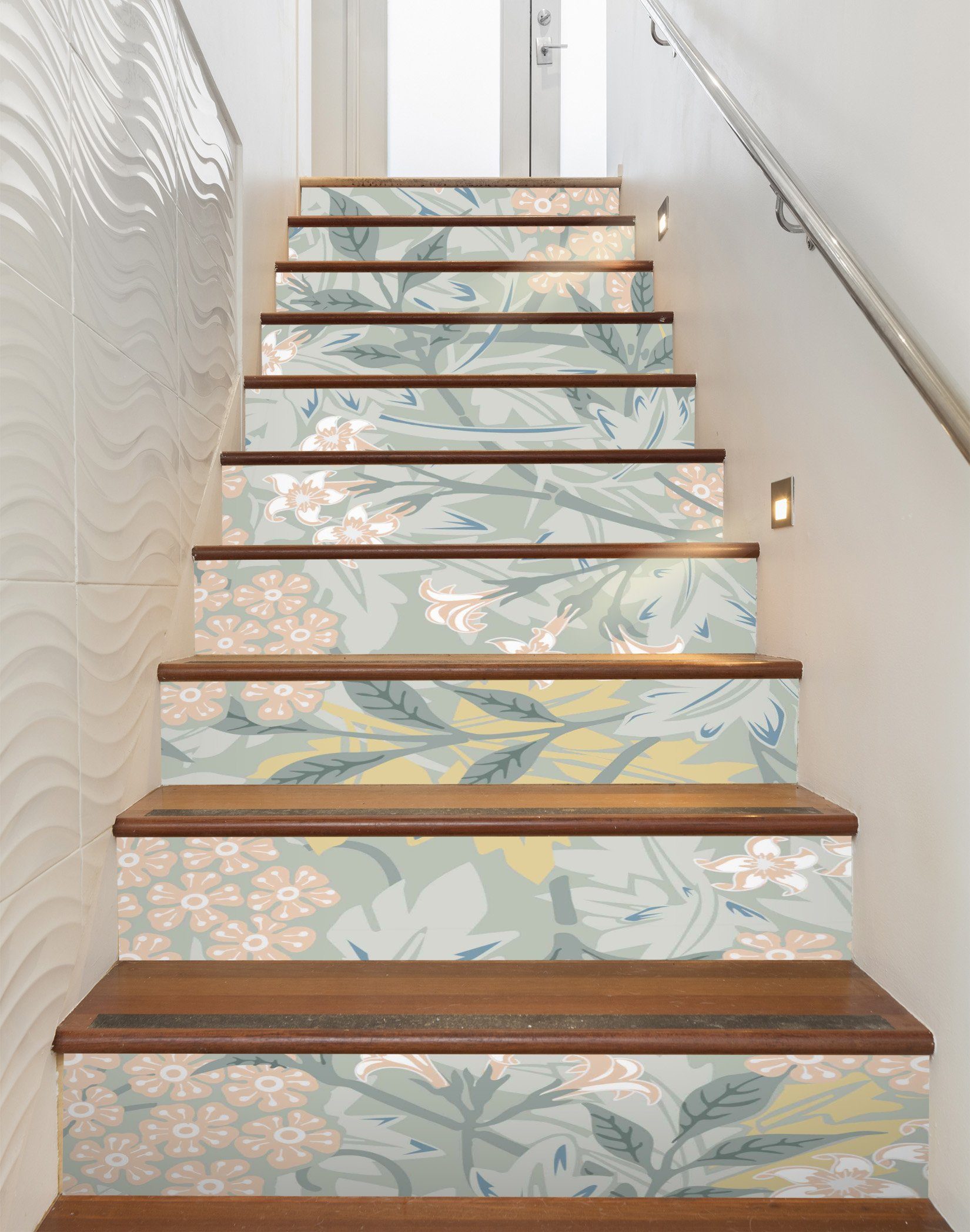 3D Fresh Pattern 394 Stair Risers Wallpaper AJ Wallpaper 