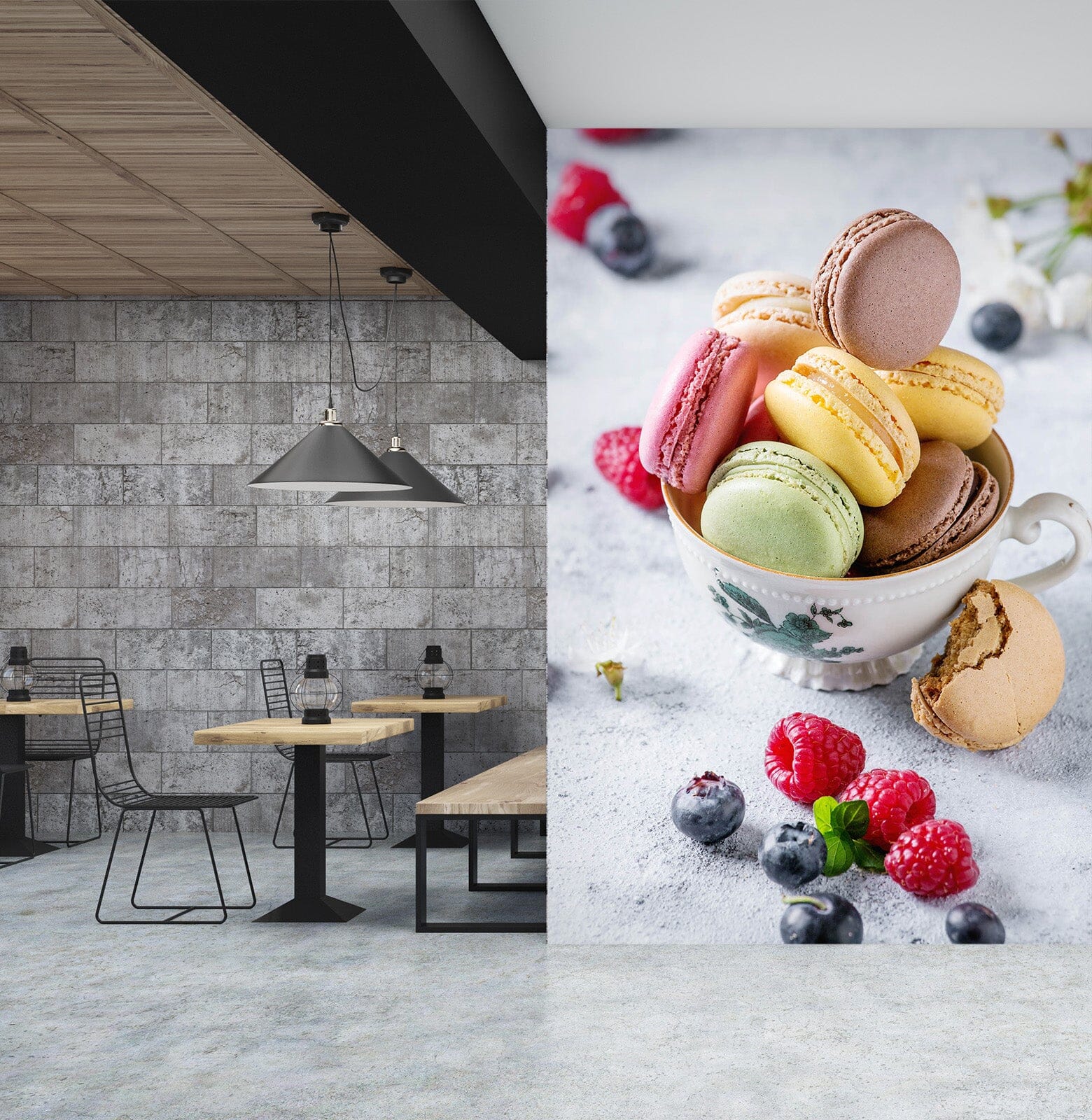 3D Macaron 863 Wall Murals Wallpaper AJ Wallpaper 2 