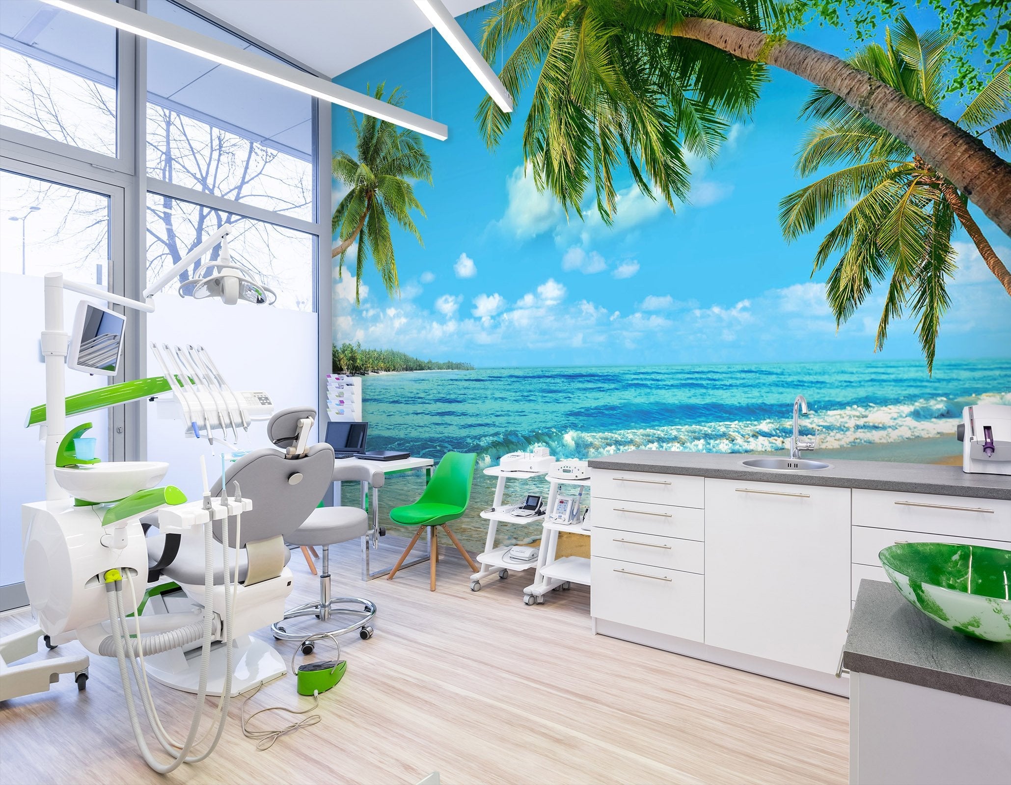 3D Tropical Paradise 07 Wall Murals Wallpaper AJ Wallpaper 