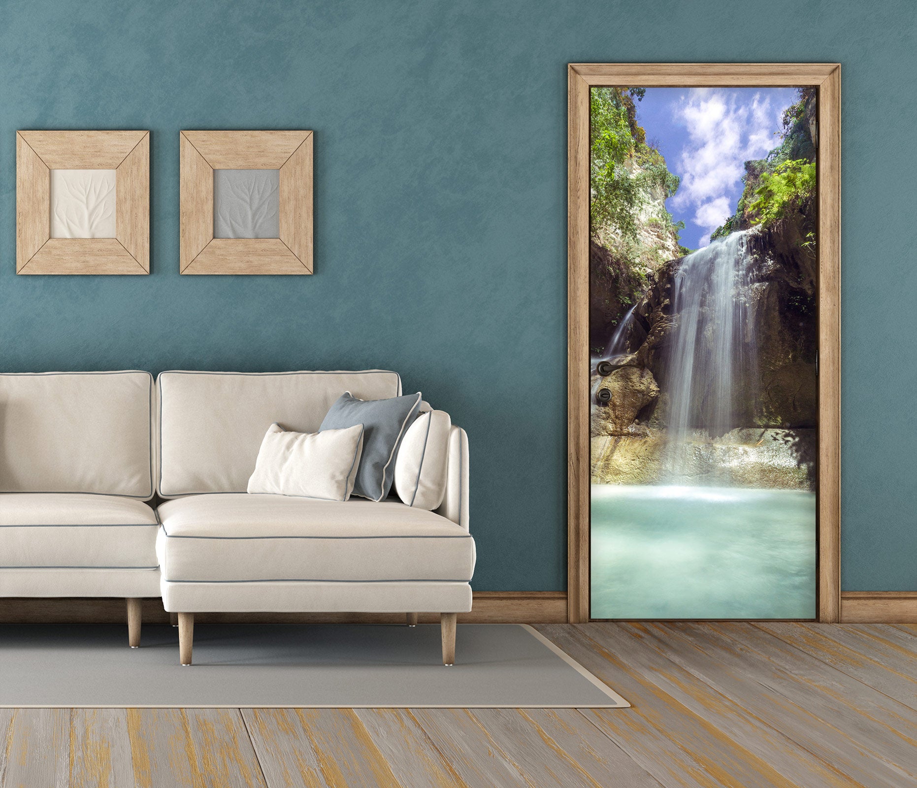 3D Waterfall 24024 Door Mural