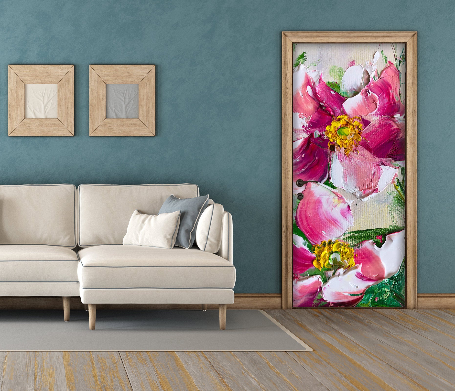 3D Flower Core 3155 Skromova Marina Door Mural