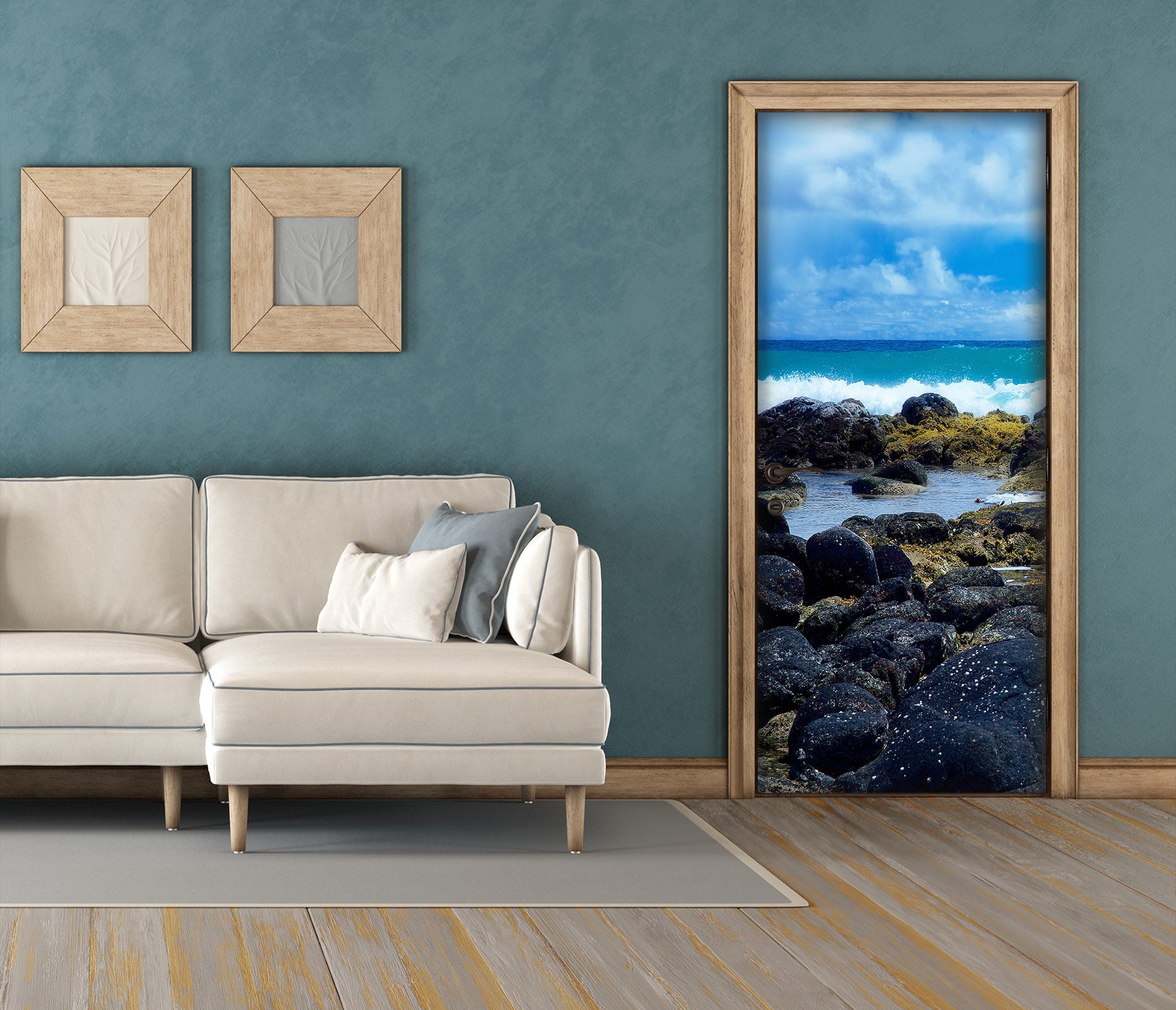 3D Seaside Reef 110201 Kathy Barefield Door Mural