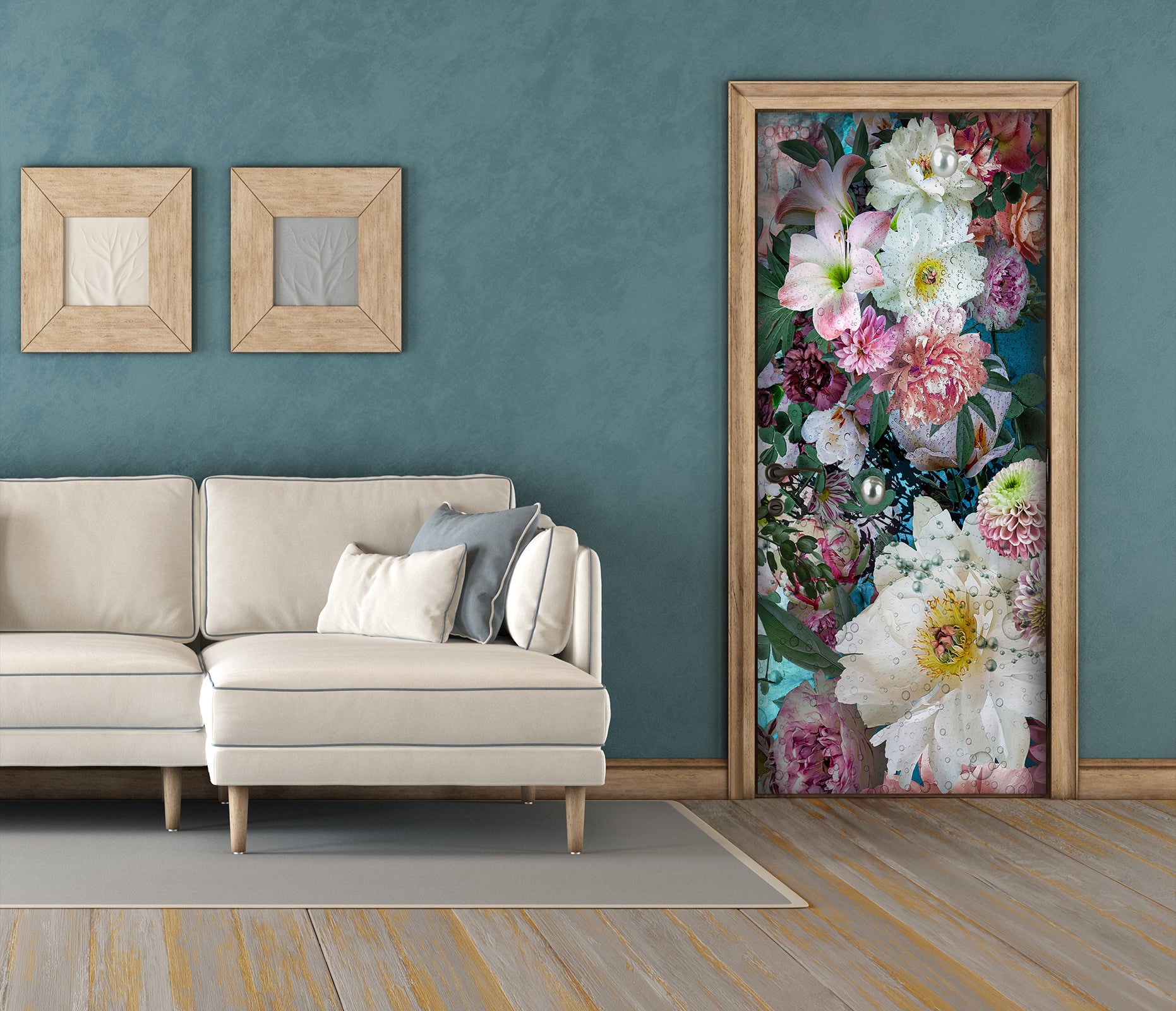 3D Various Flowers 107156 Beth Sheridan Door Mural