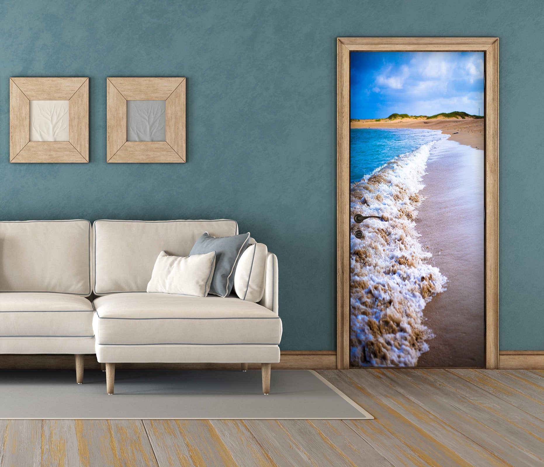 3D Seaside 24188 Door Mural