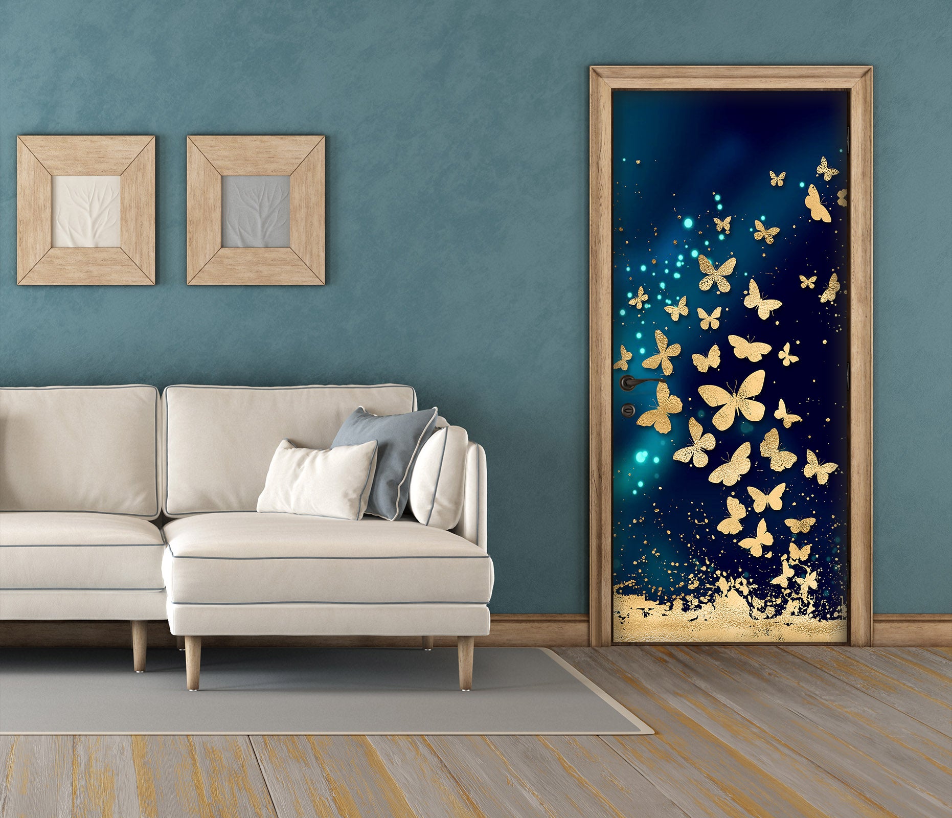 3D Butterfly 21200 Door Mural