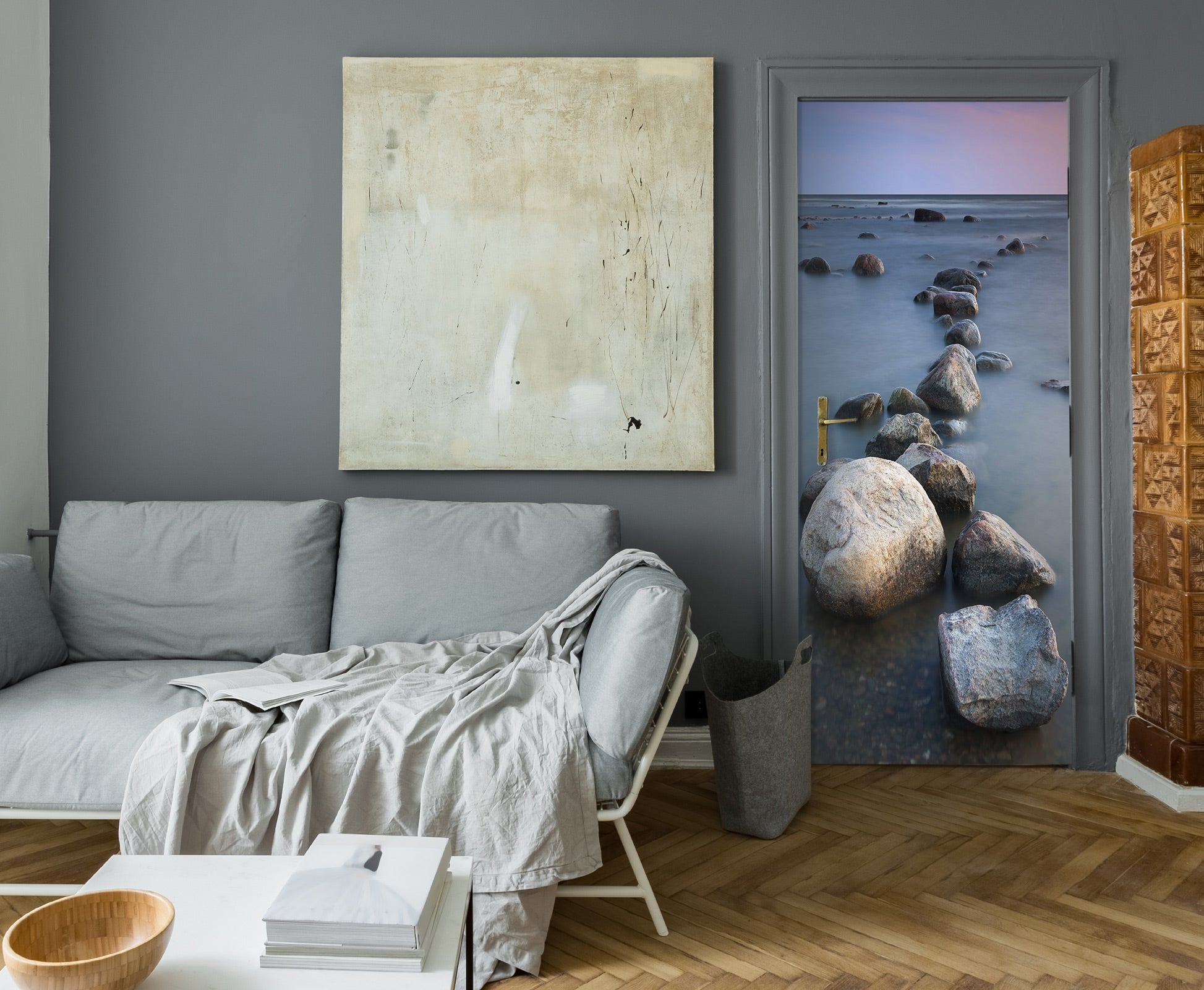 3D Stone 23175 Door Mural