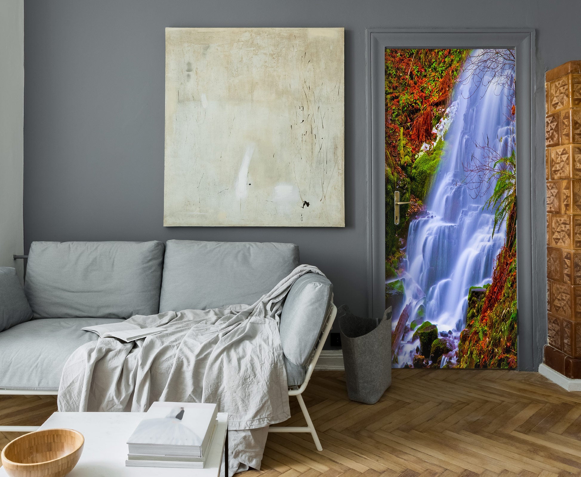 3D Waterfall 24088 Door Mural