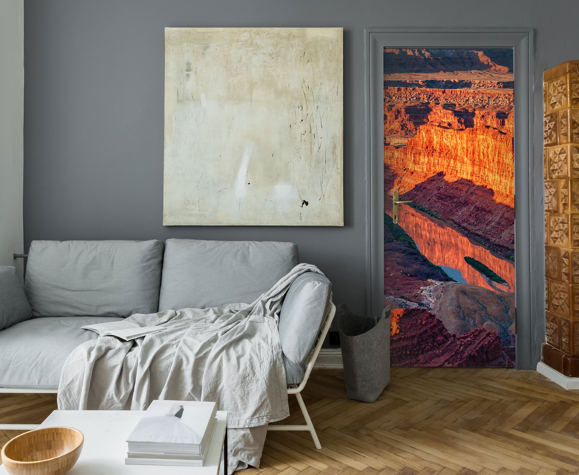 3D Red Mountains Rocky 107178 Beth Sheridan Door Mural