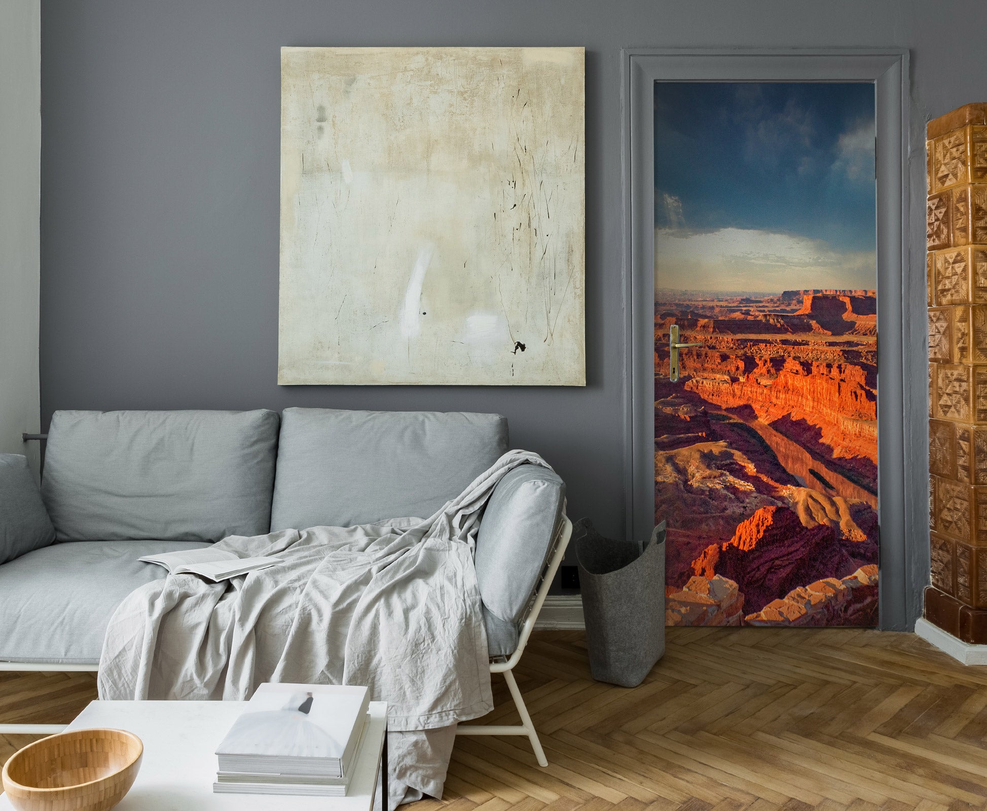 3D Red Rocky Mountains 107175 Beth Sheridan Door Mural