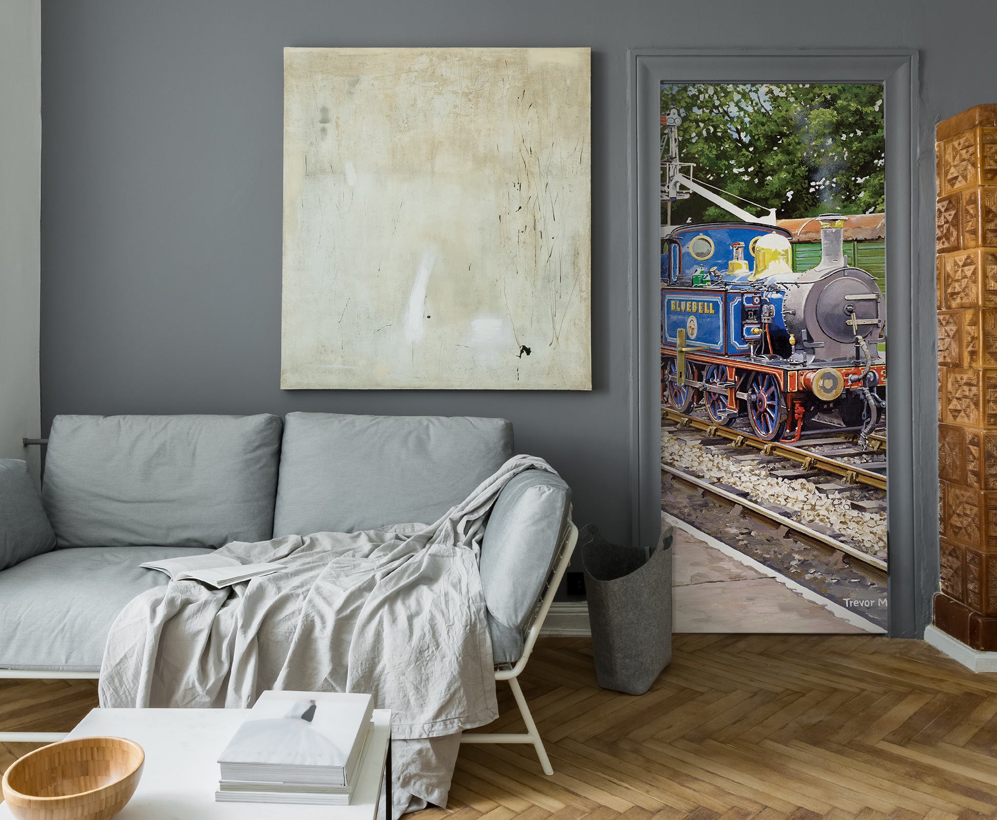 3D Train 103148 Trevor Mitchell Door Mural