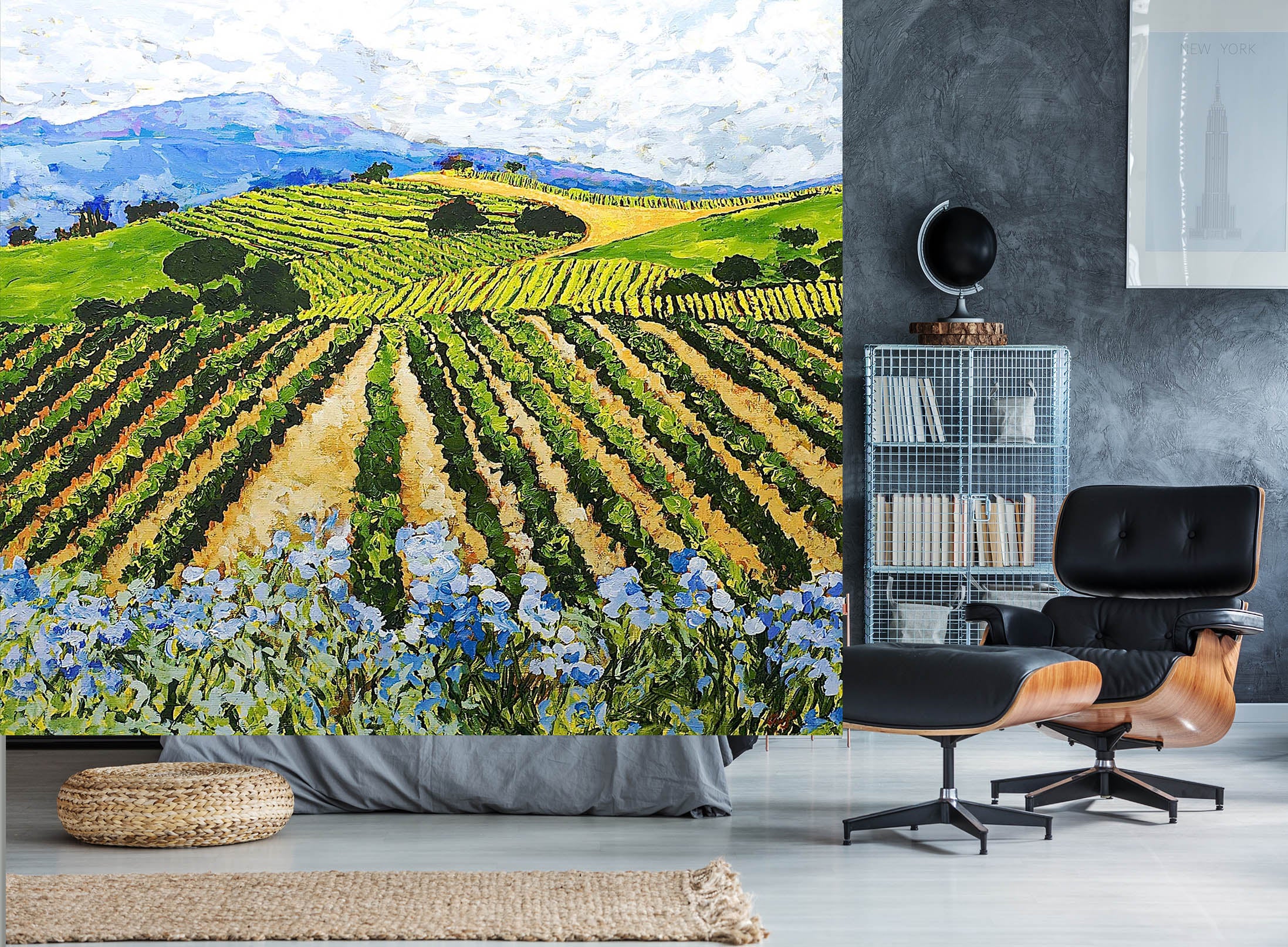 3D Field Flowers 115 Allan P. Friedlander Wall Mural Wall Murals