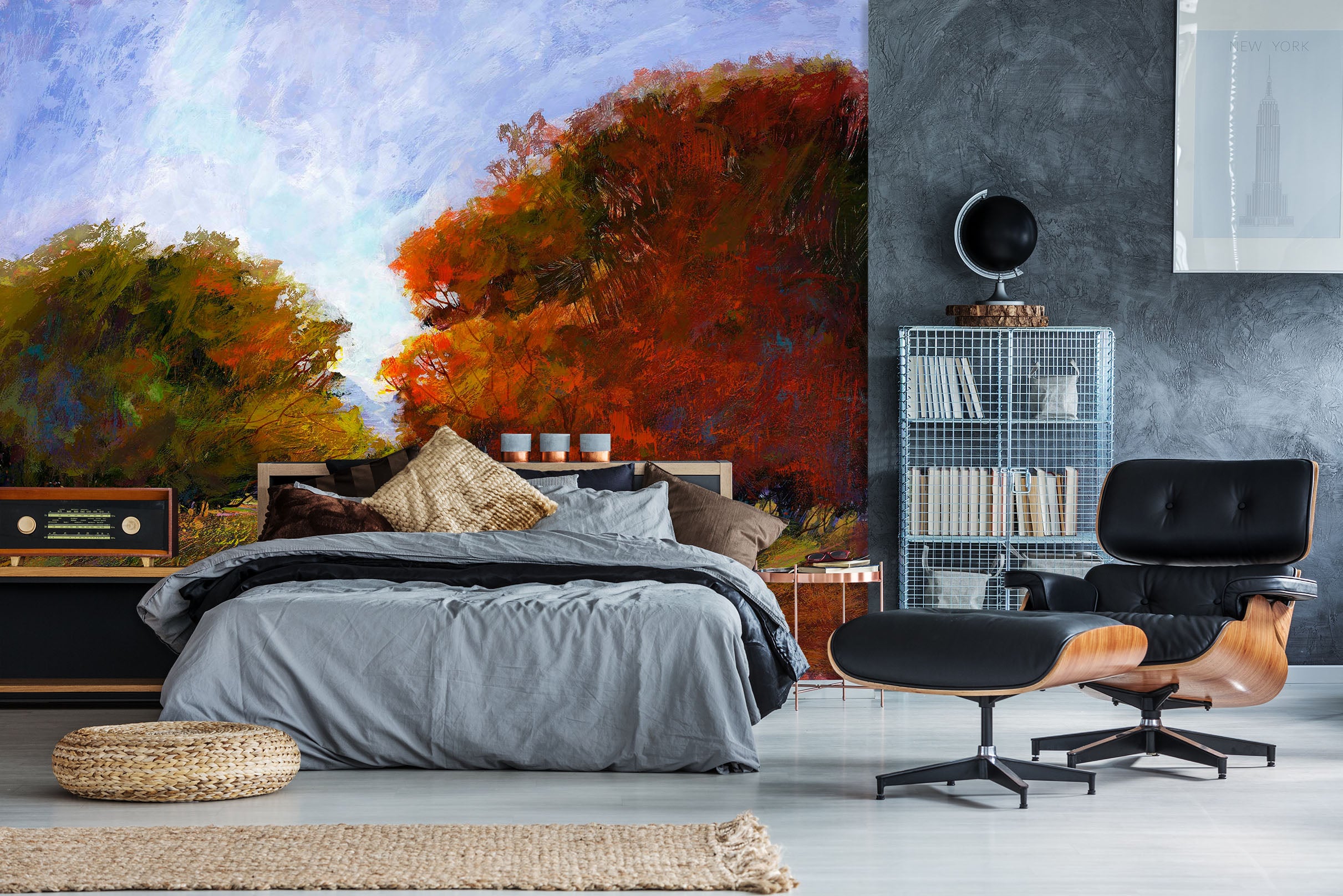 3D Red Maple Leaf 1501 Michael Tienhaara Wall Mural Wall Murals