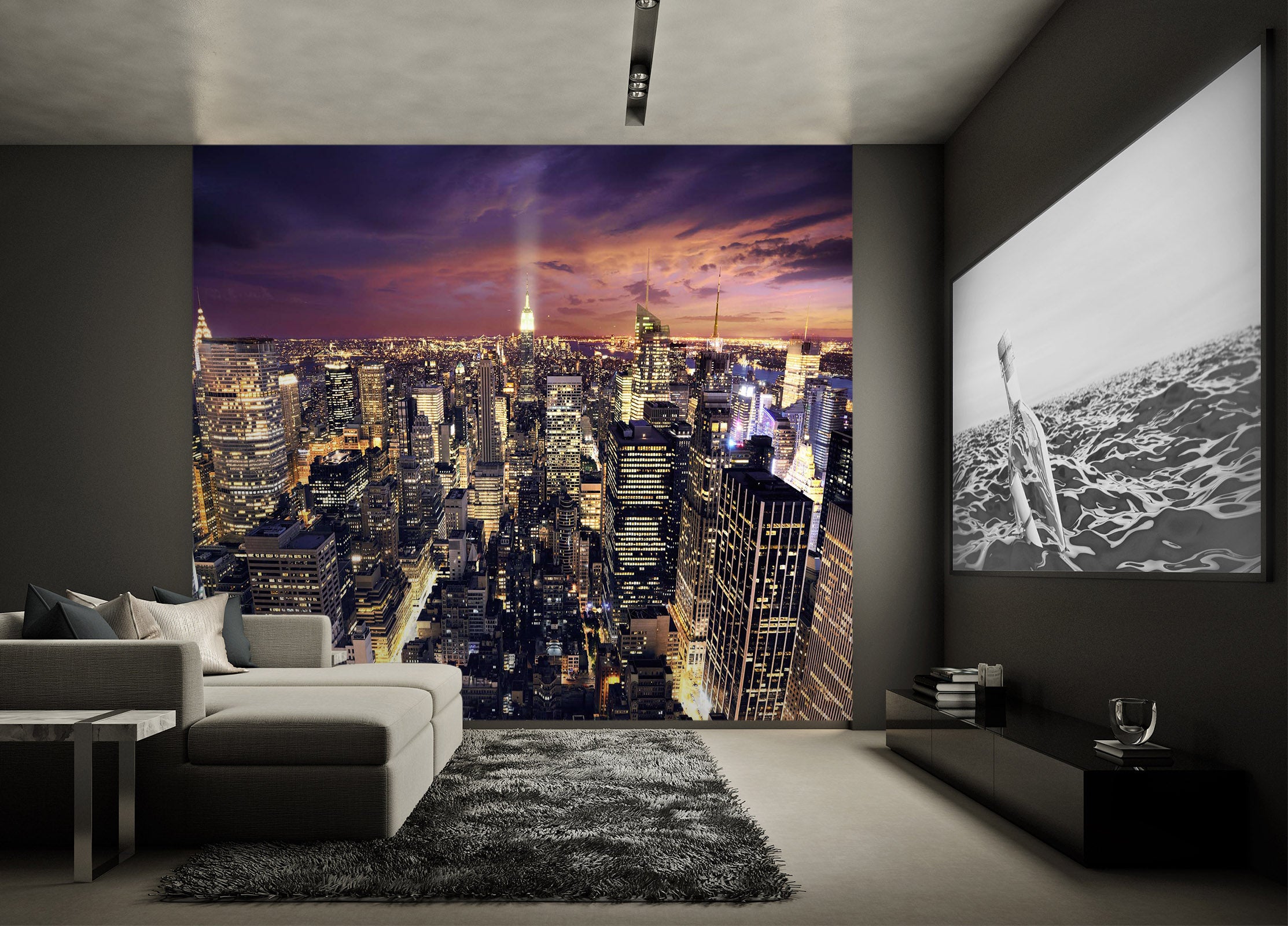 3D Night City 1407 Wall Murals