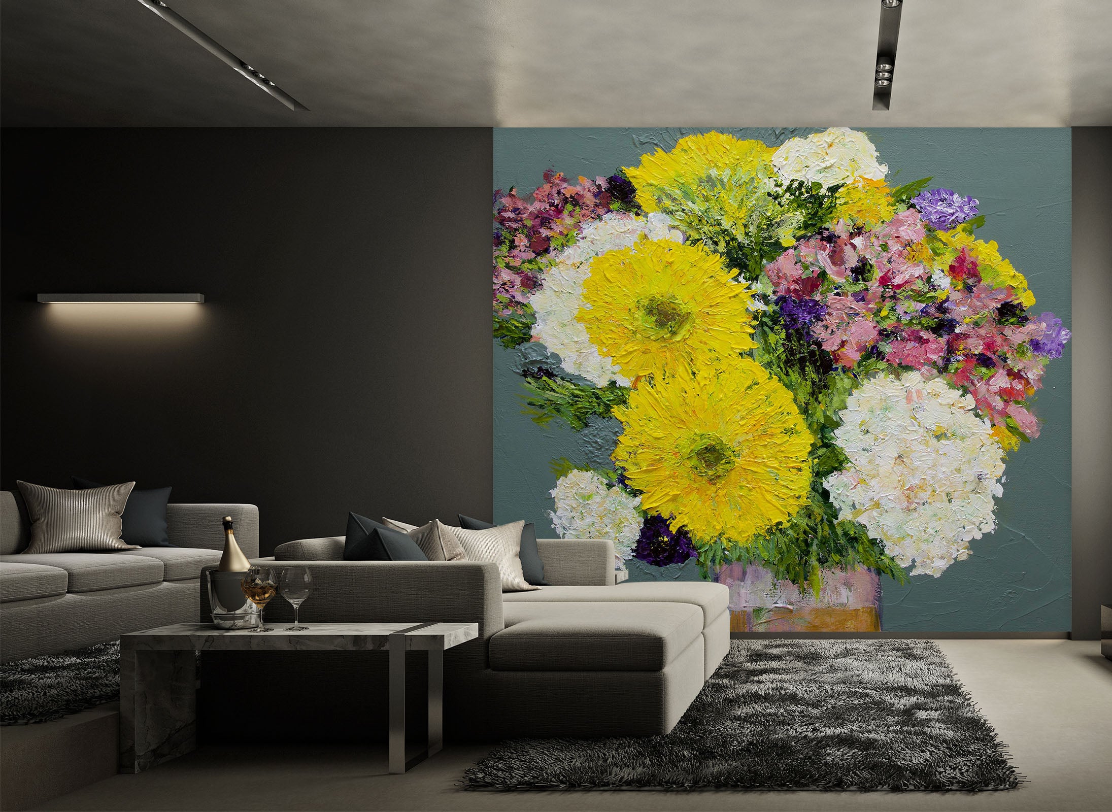 3D Beautiful Day 202 Allan P. Friedlander Wall Mural Wall Murals