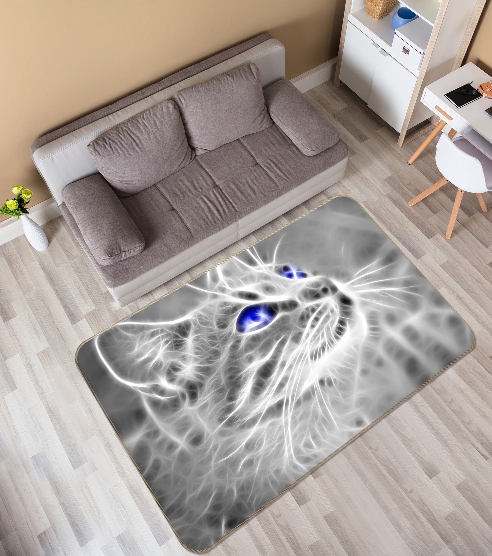 3D Cat 68235 Animal Non Slip Rug Mat