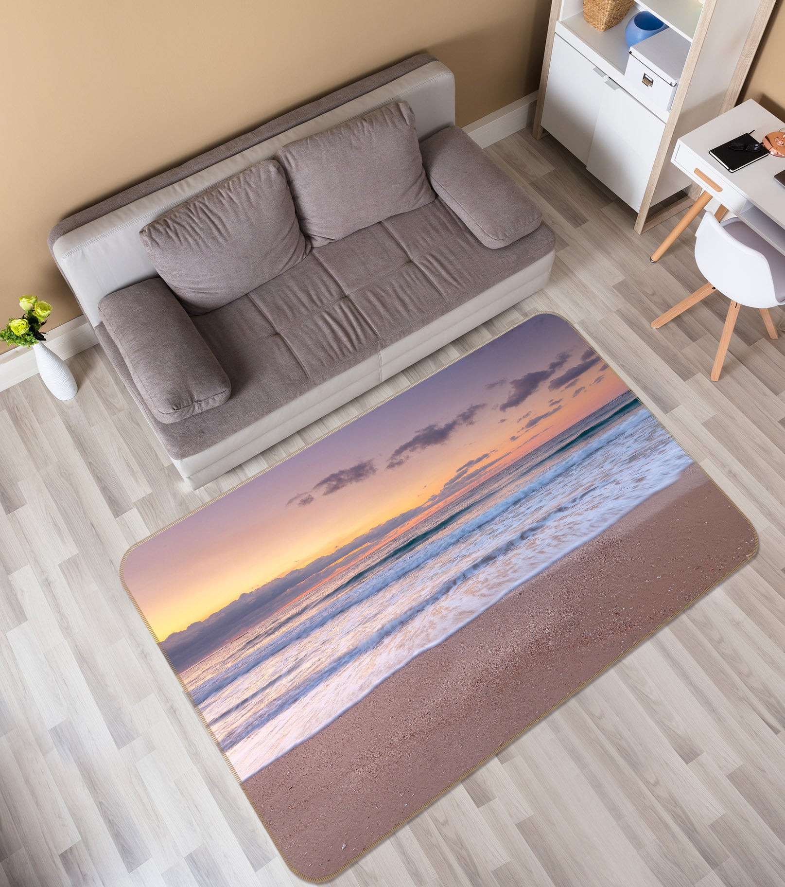 3D Seaside 83240 Assaf Frank Rug Non Slip Rug Mat