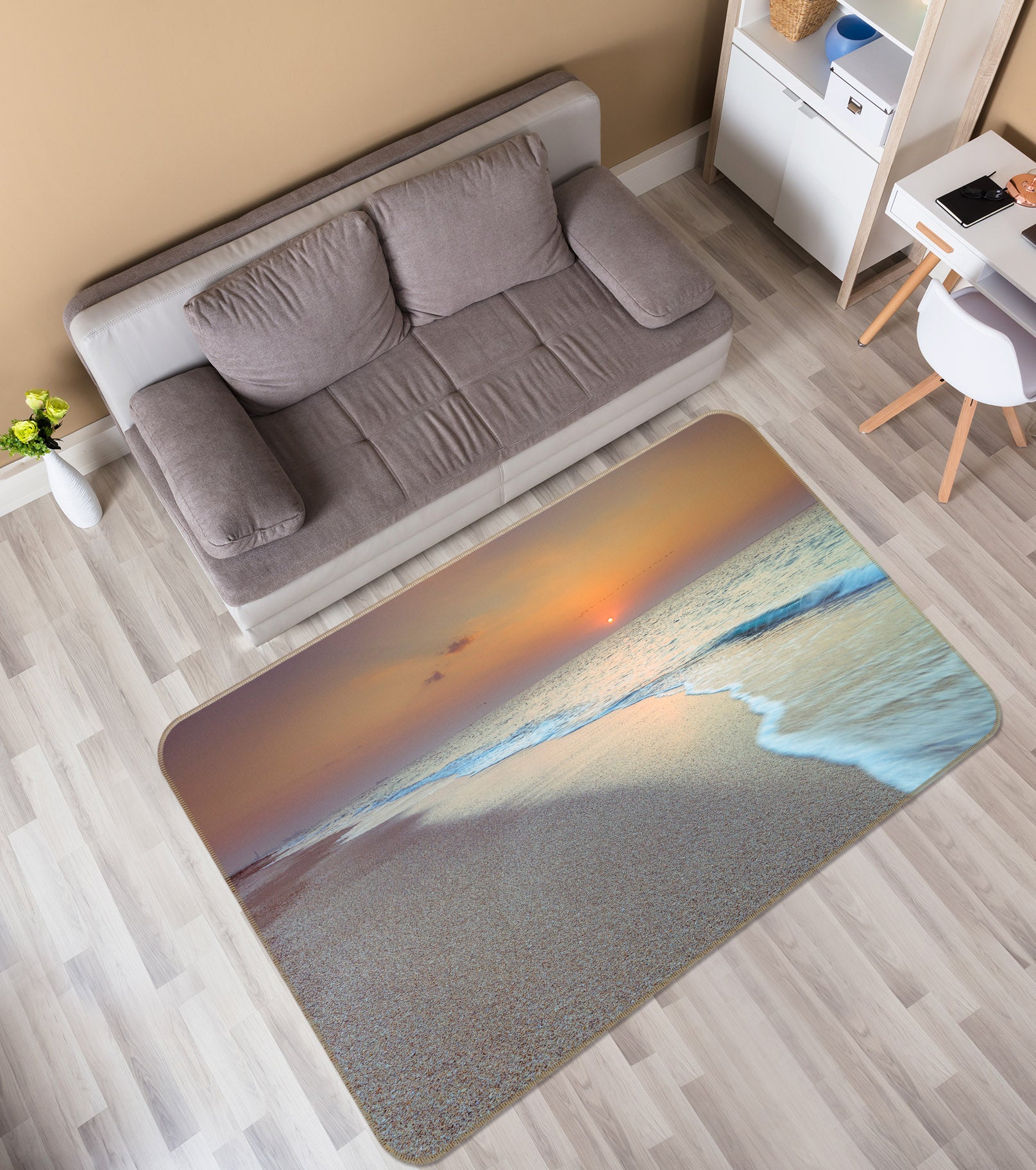 3D Seaside 83245 Assaf Frank Rug Non Slip Rug Mat