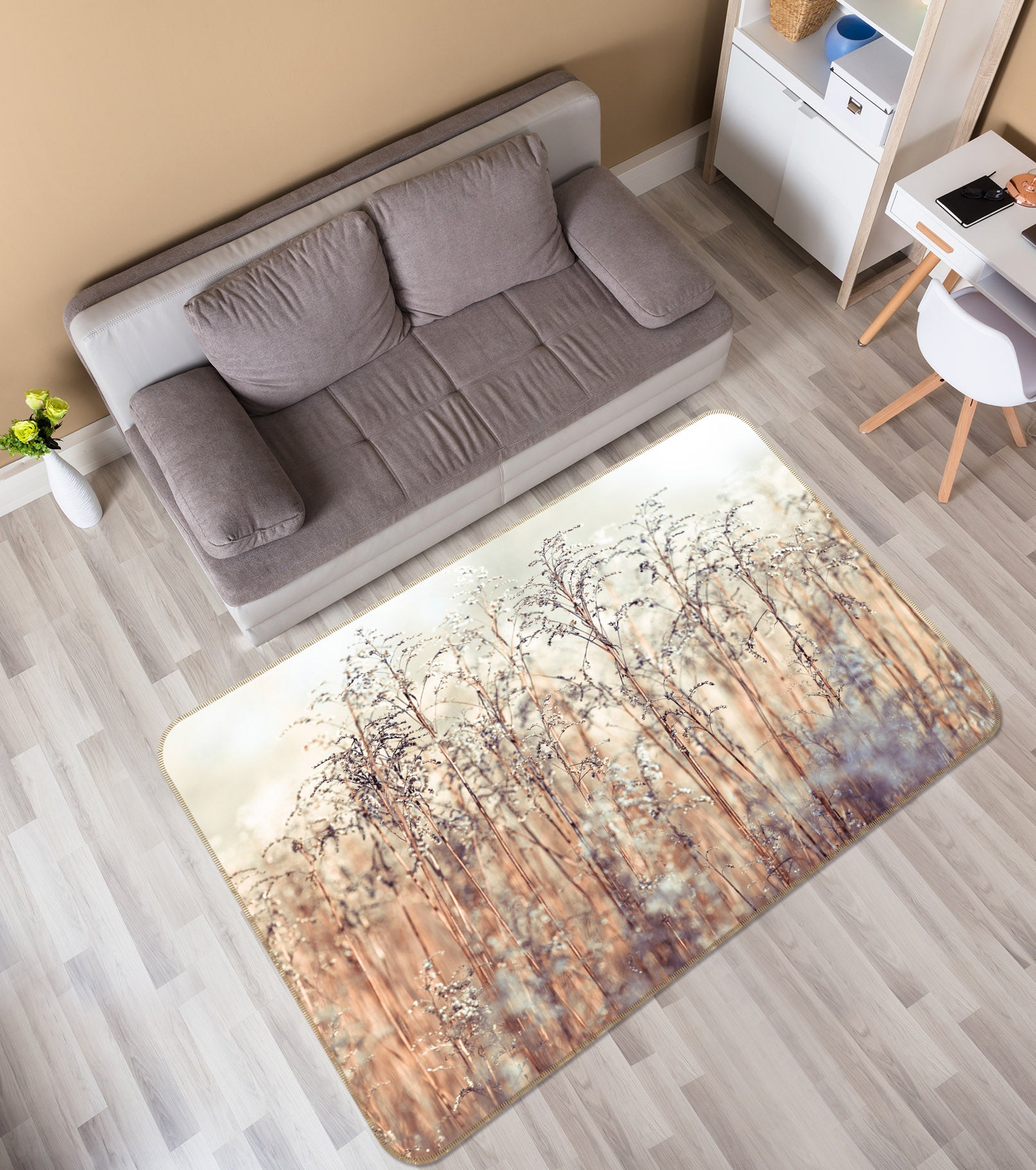 3D Reeds 83222 Assaf Frank Rug Non Slip Rug Mat