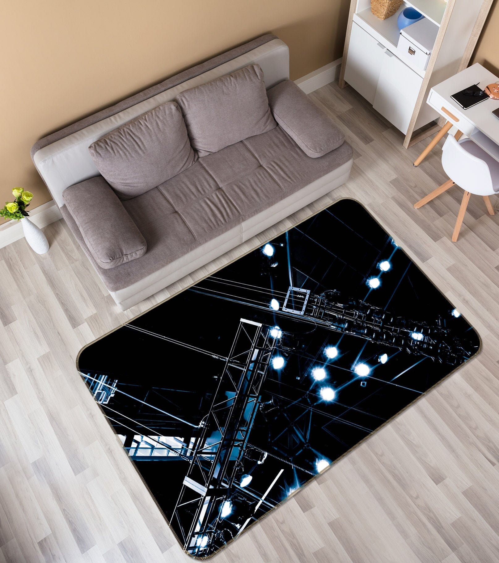 3D City Lighthouse 1002 Noirblanc777 Rug Non Slip Rug Mat Mat AJ Creativity Home 