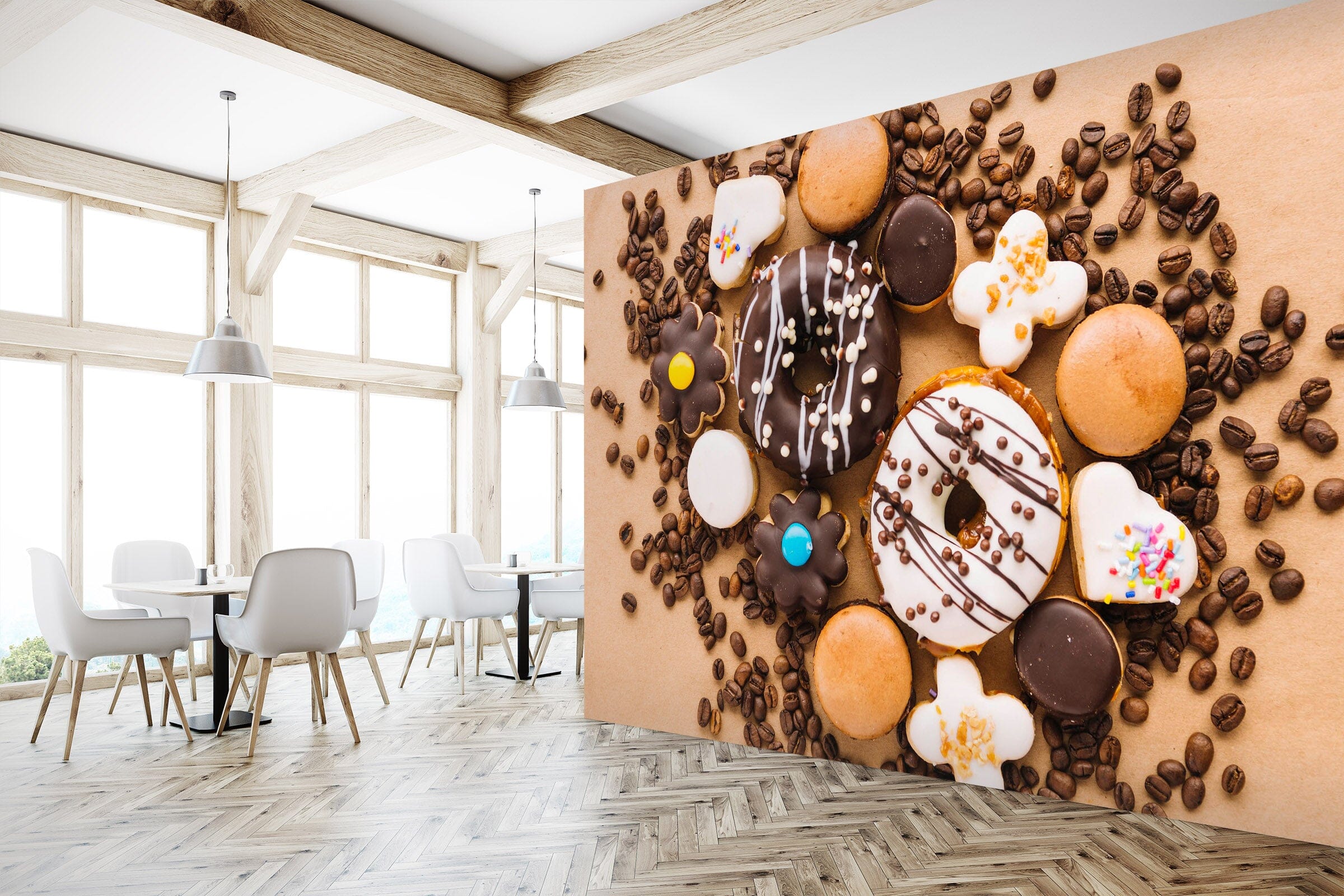 3D Chocolate Cookies 1407 Wall Murals Wallpaper AJ Wallpaper 2 