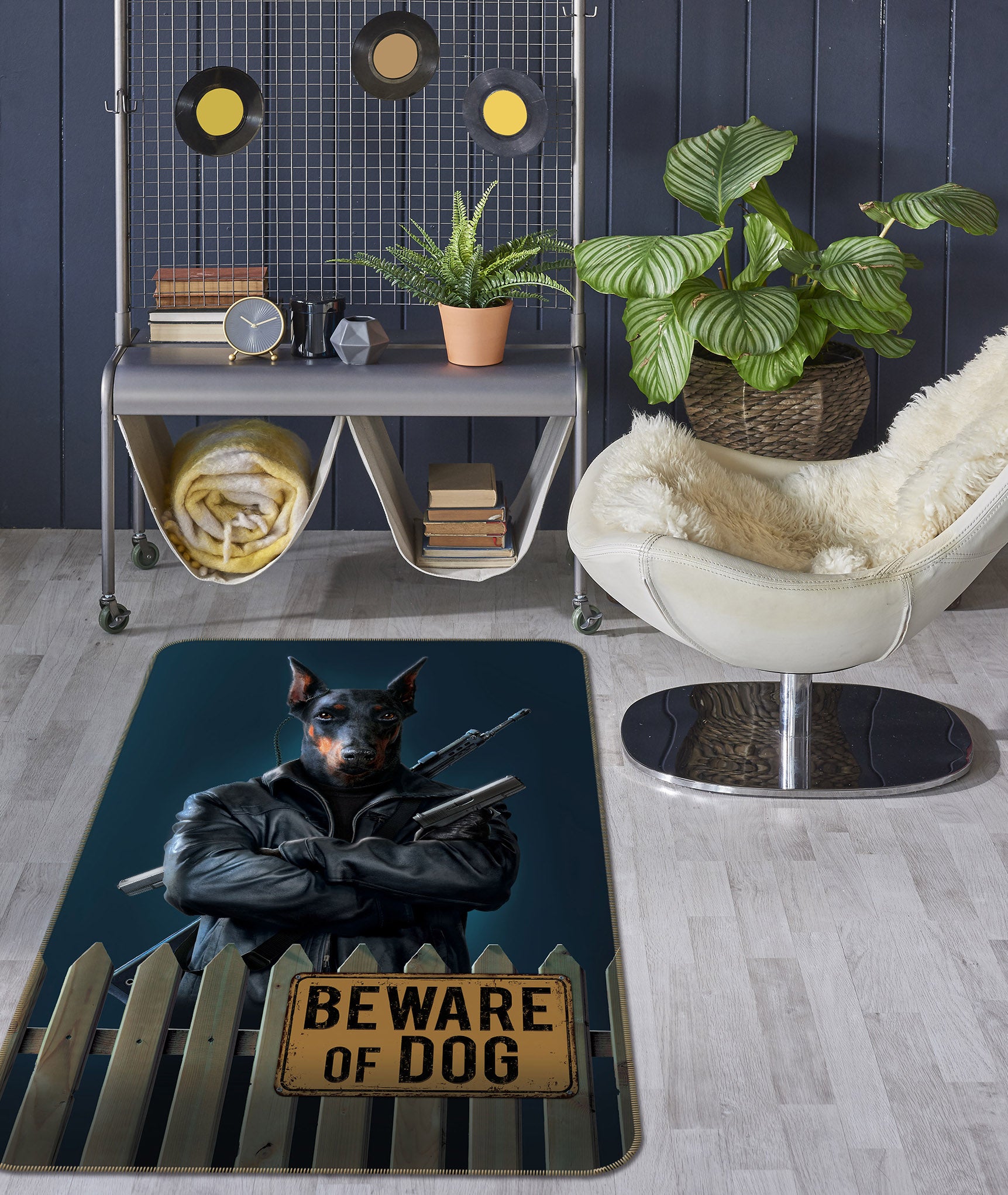 3D Batman 84197 Vincent Hie Rug Non Slip Rug Mat