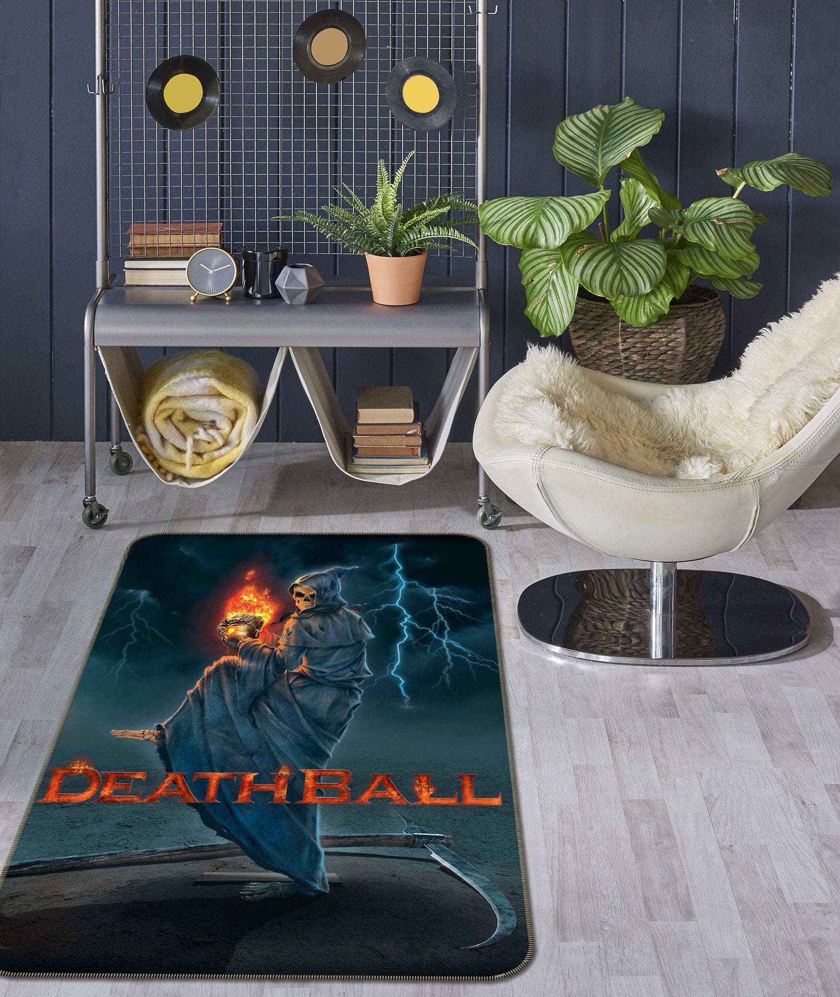 3D Death Ball 1027 Vincent Hie Rug Non Slip Rug Mat Mat AJ Creativity Home 