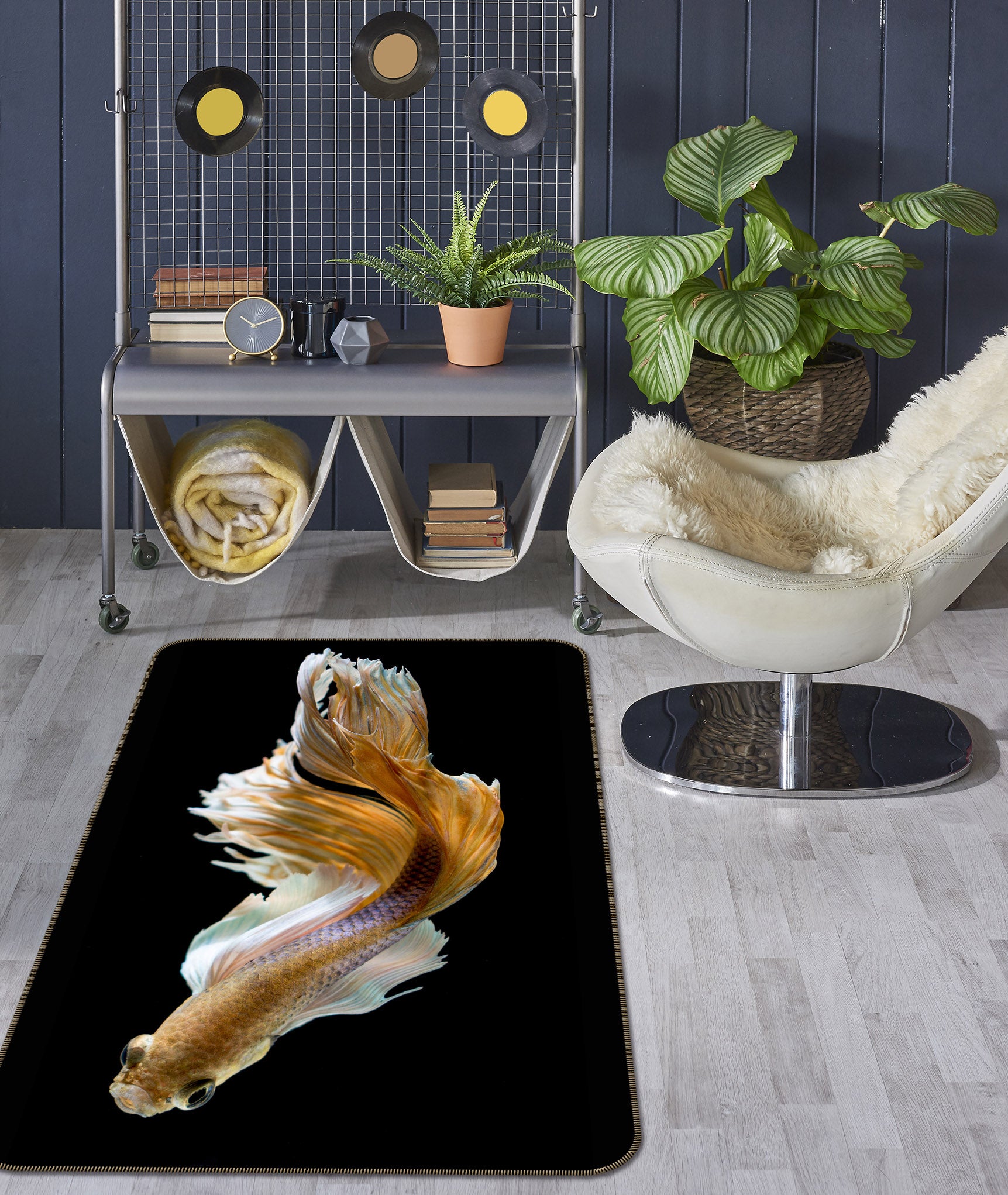 3D Goldfish 38186 Animal Non Slip Rug Mat