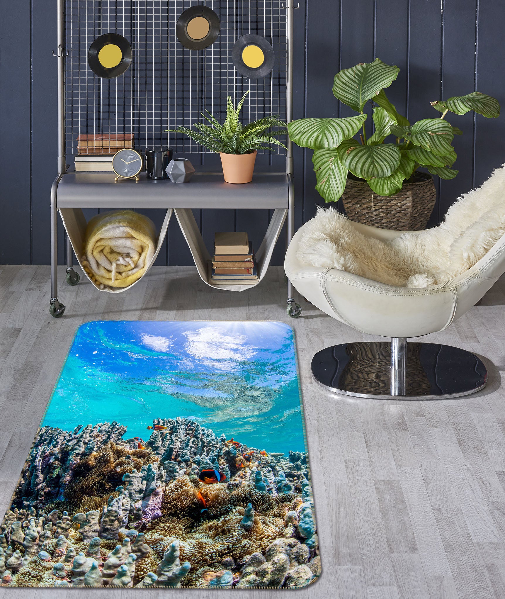 3D Coral Sea 38198 Animal Non Slip Rug Mat