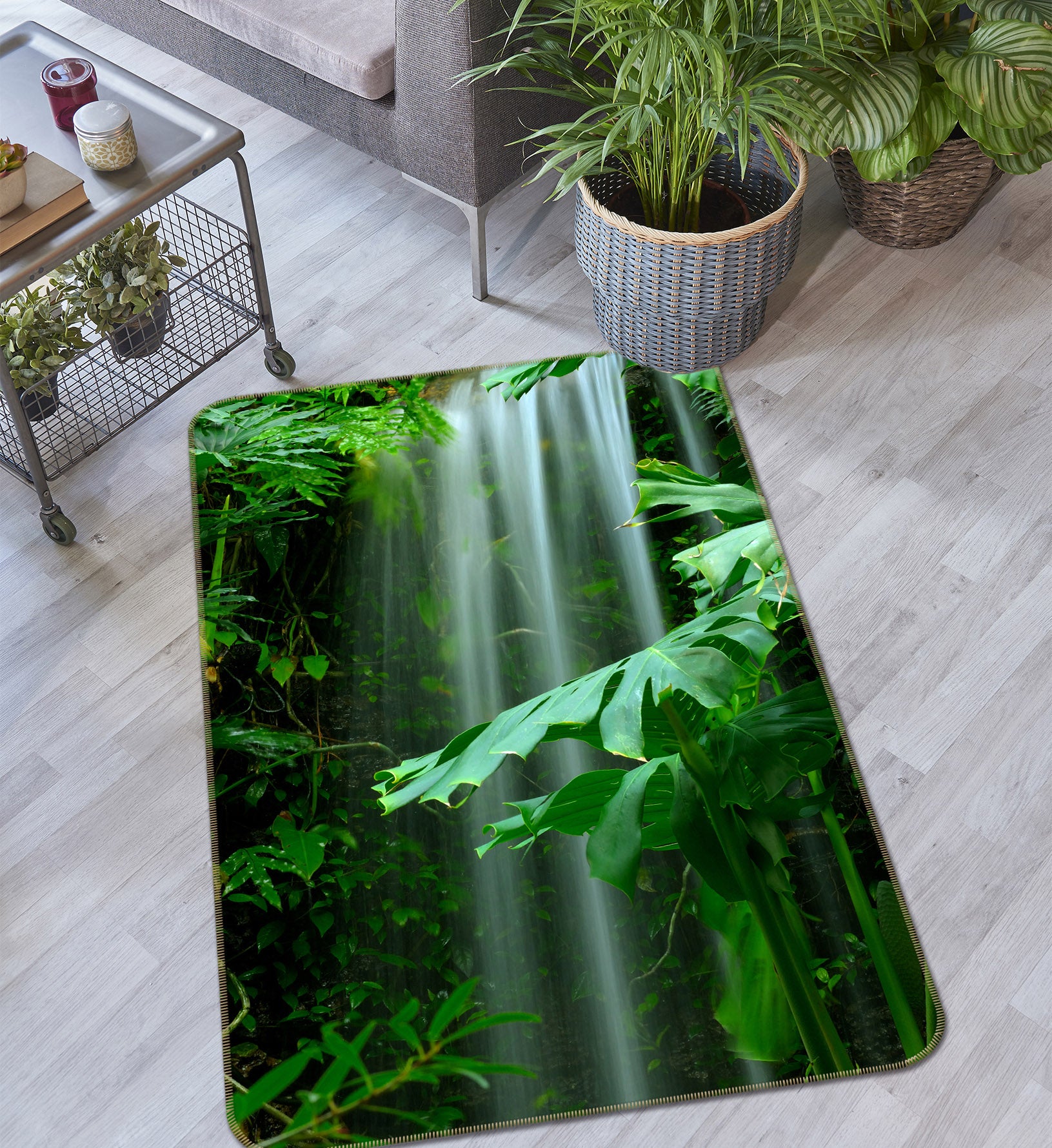 3D Jungle 26001 Non Slip Rug Mat