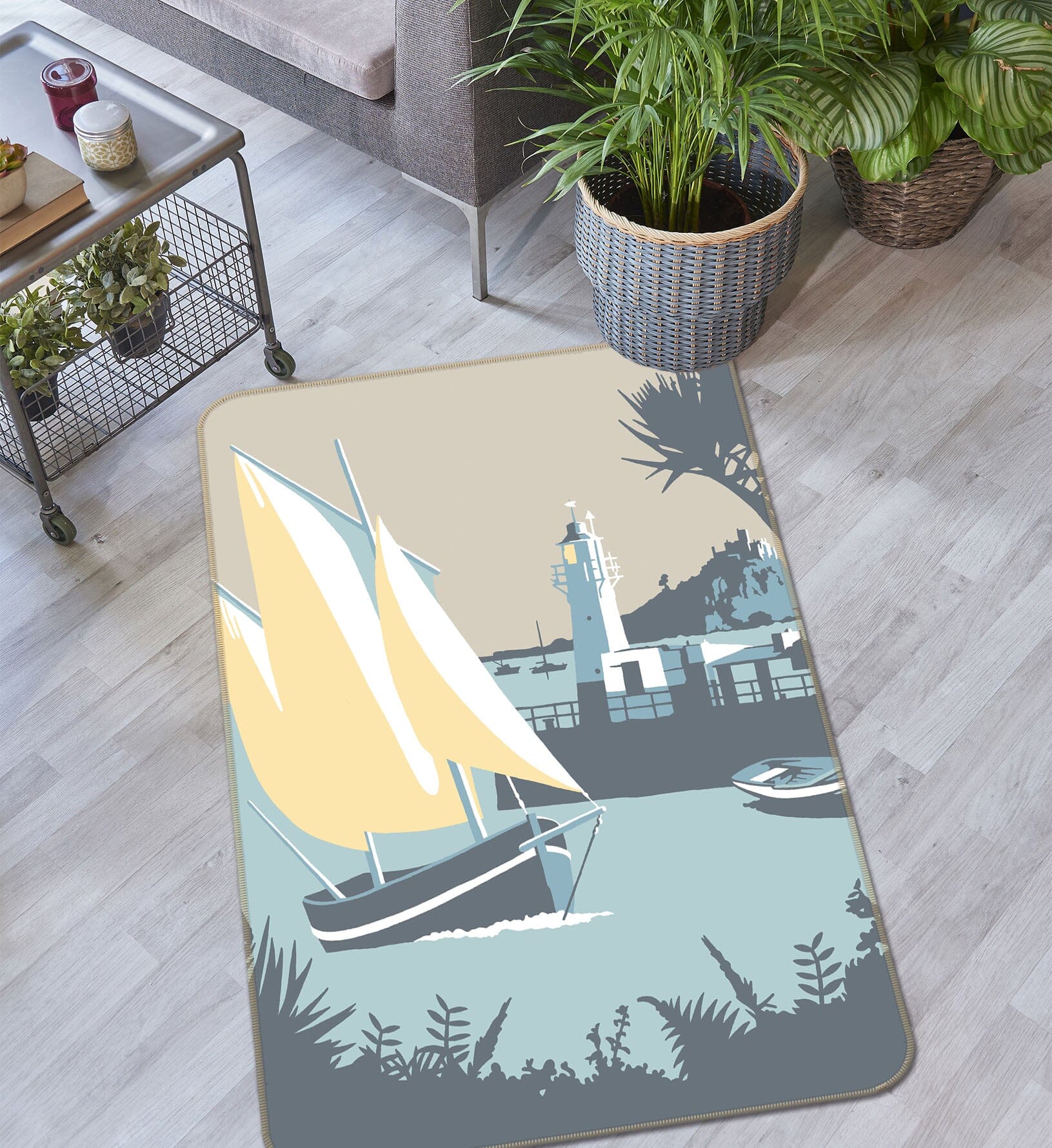 3D Newlyn 1126 Steve Read Rug Non Slip Rug Mat Mat AJ Creativity Home 