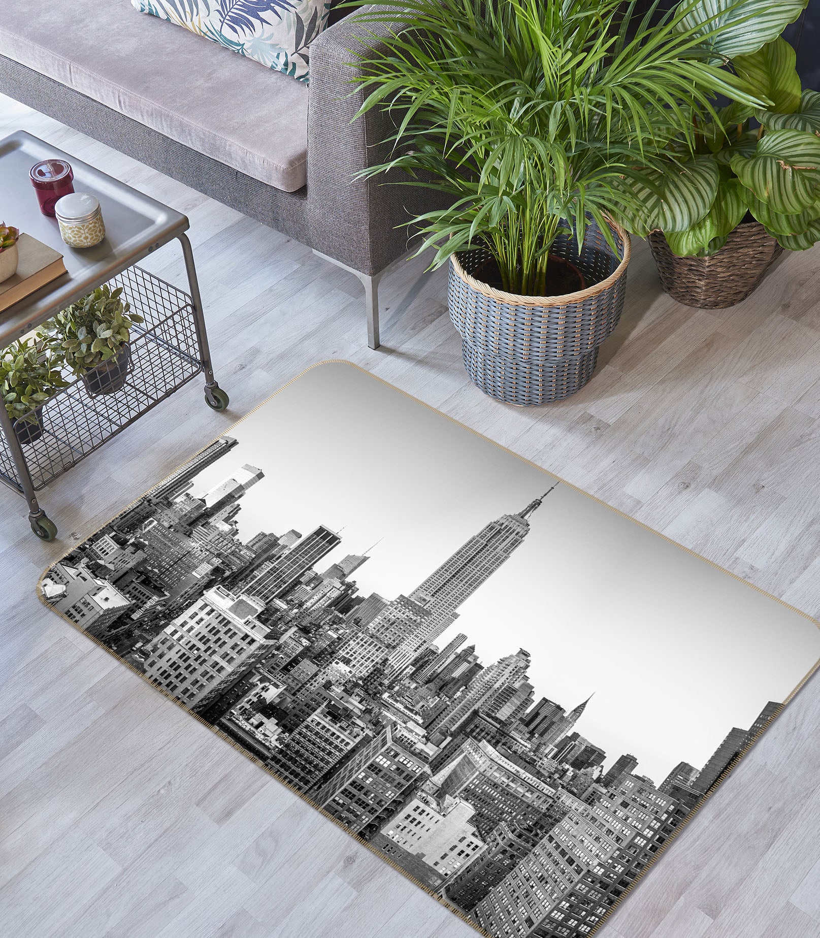 3D New York Building 115 Assaf Frank Rug Non Slip Rug Mat