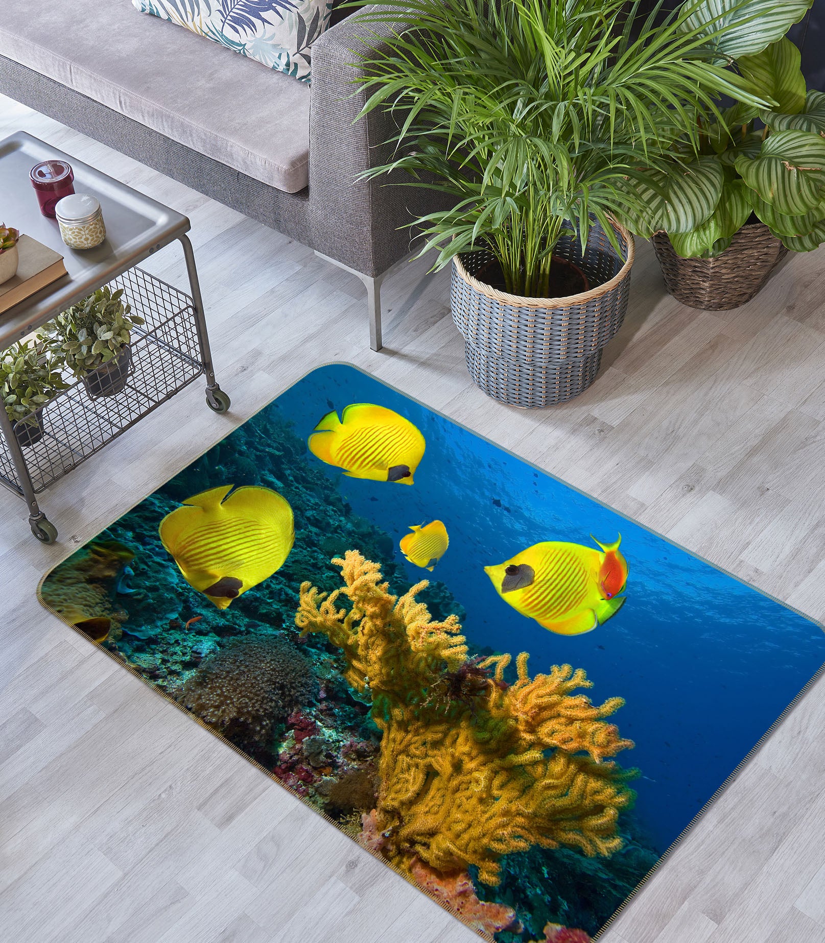 3D Coral Fish 68171 Animal Non Slip Rug Mat