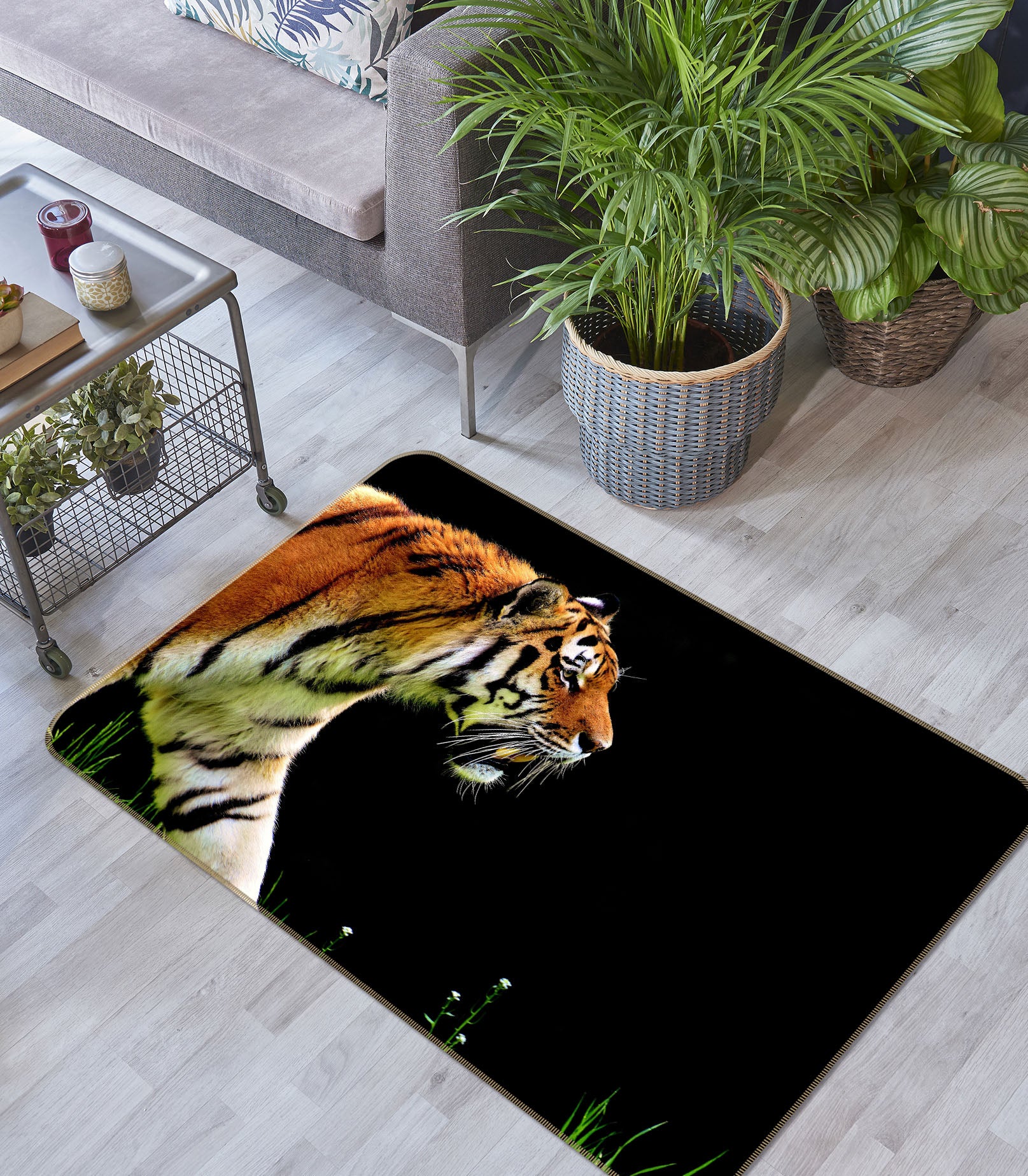 3D Tiger 69025 Animal Non Slip Rug Mat