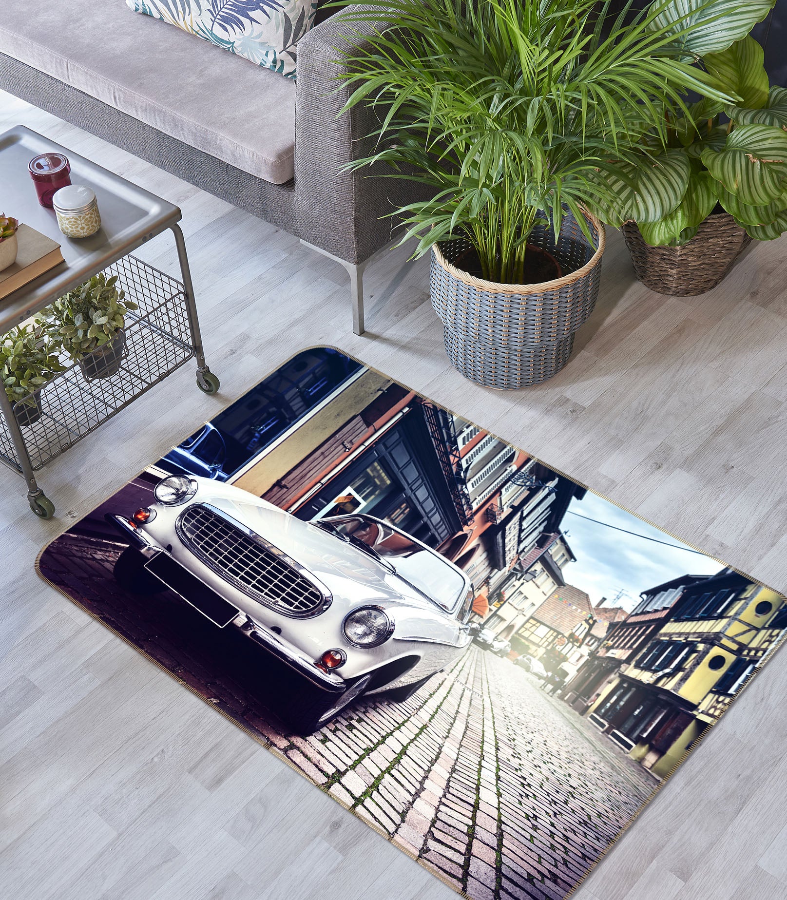 3D Street Car 42019 Vehicle Non Slip Rug Mat