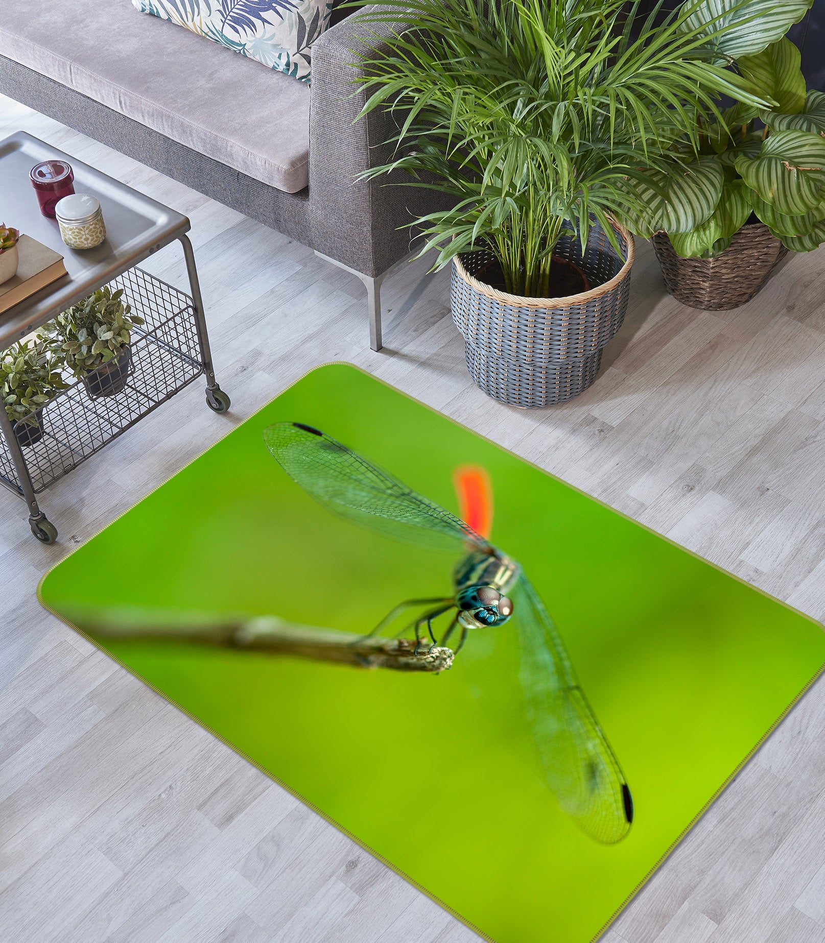 3D Dragonfly 83183 Assaf Frank Rug Non Slip Rug Mat