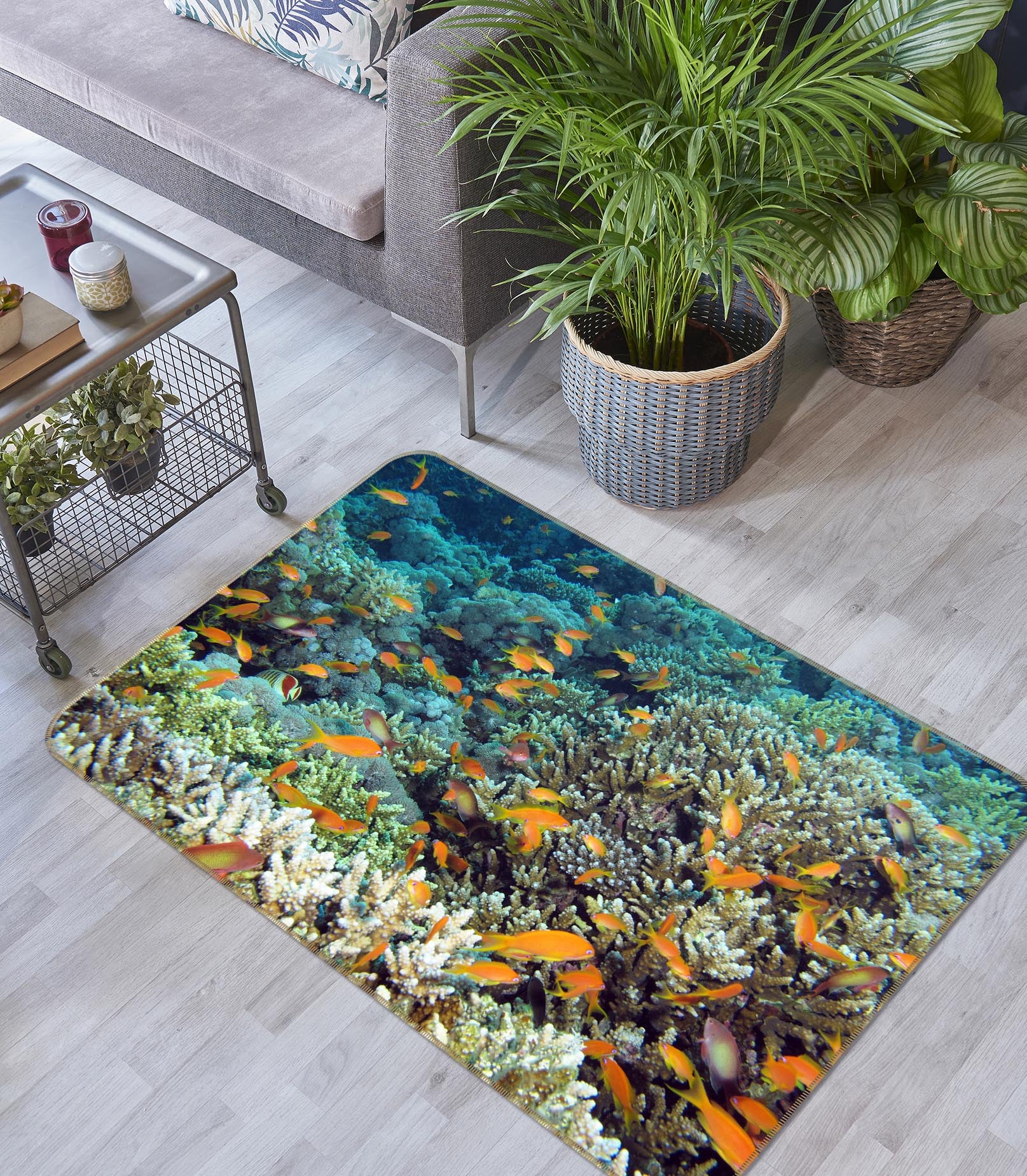 3D Coral Fish 38142 Animal Non Slip Rug Mat