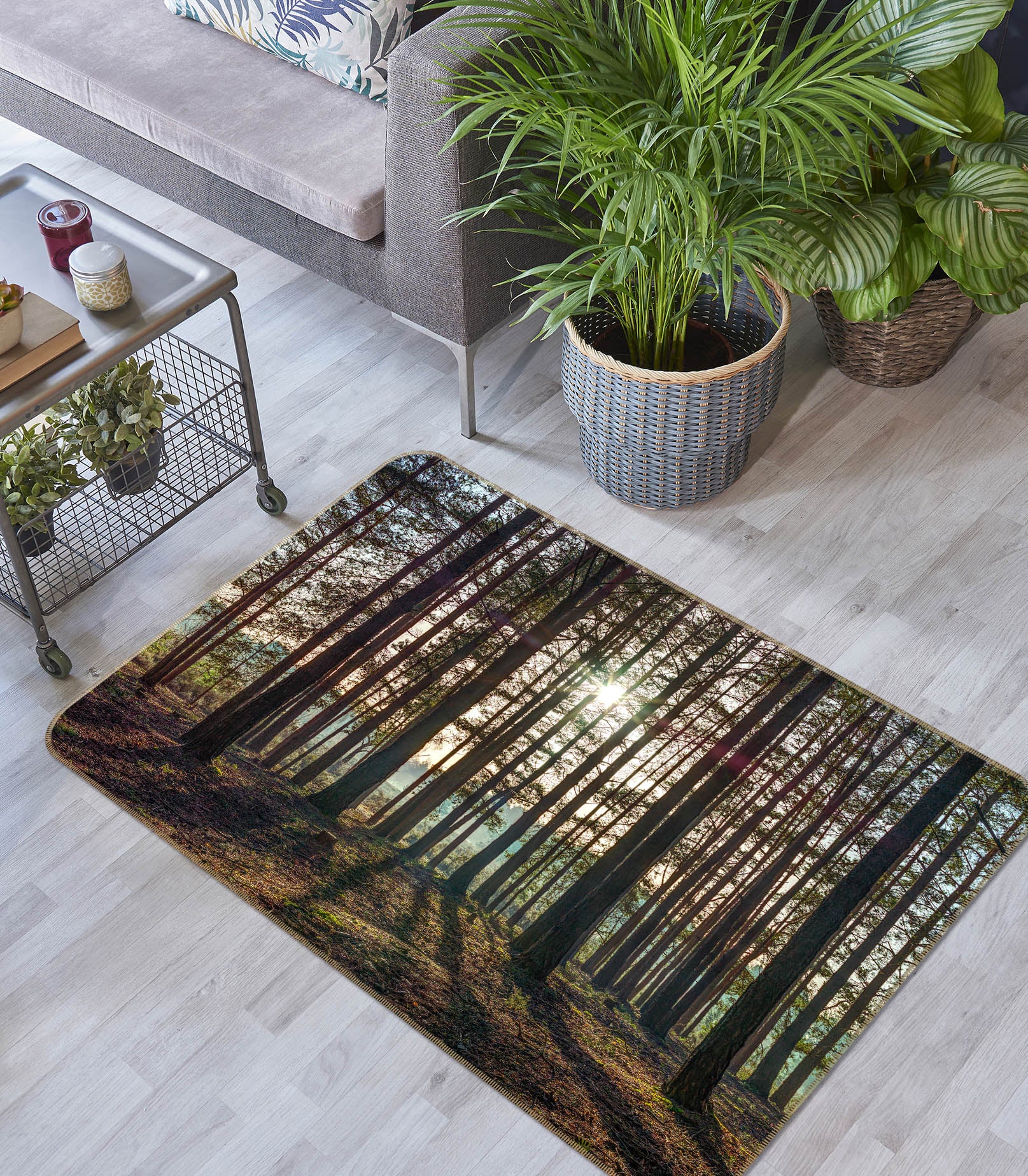 3D Forest 83246 Assaf Frank Rug Non Slip Rug Mat