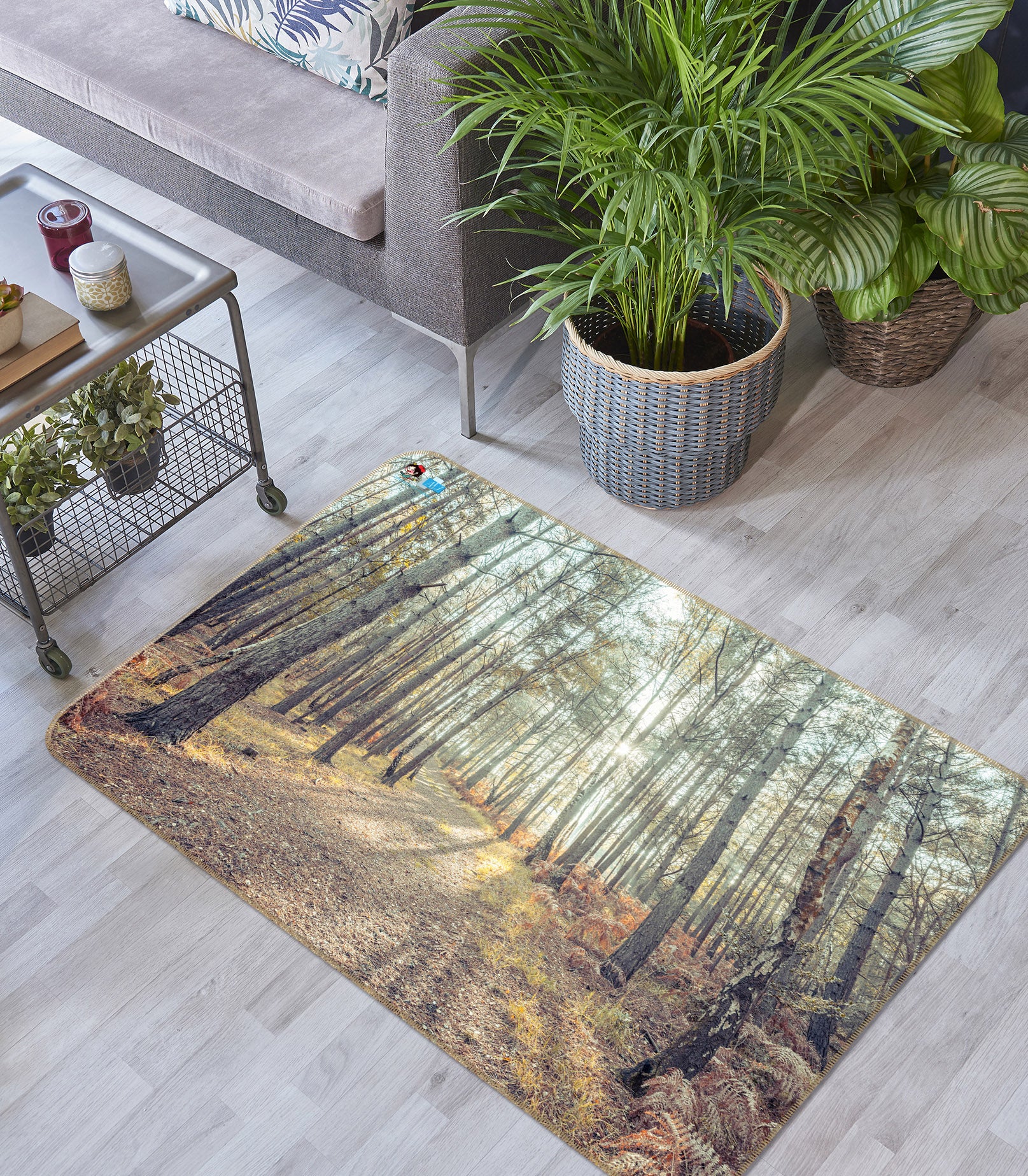 3D Sunshine Forest 6796 Assaf Frank Rug Non Slip Rug Mat