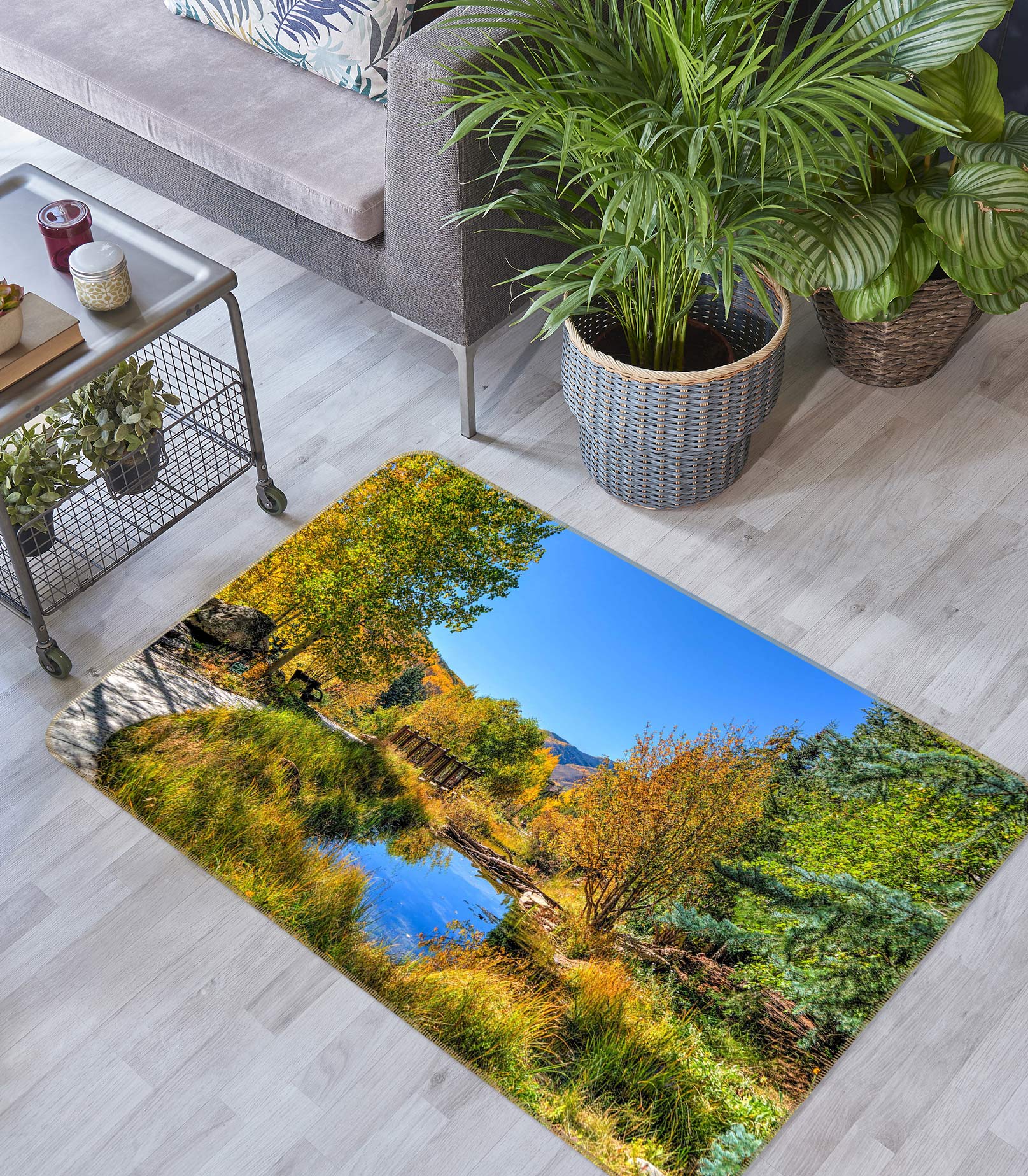 3D Jungle 77227 Non Slip Rug Mat