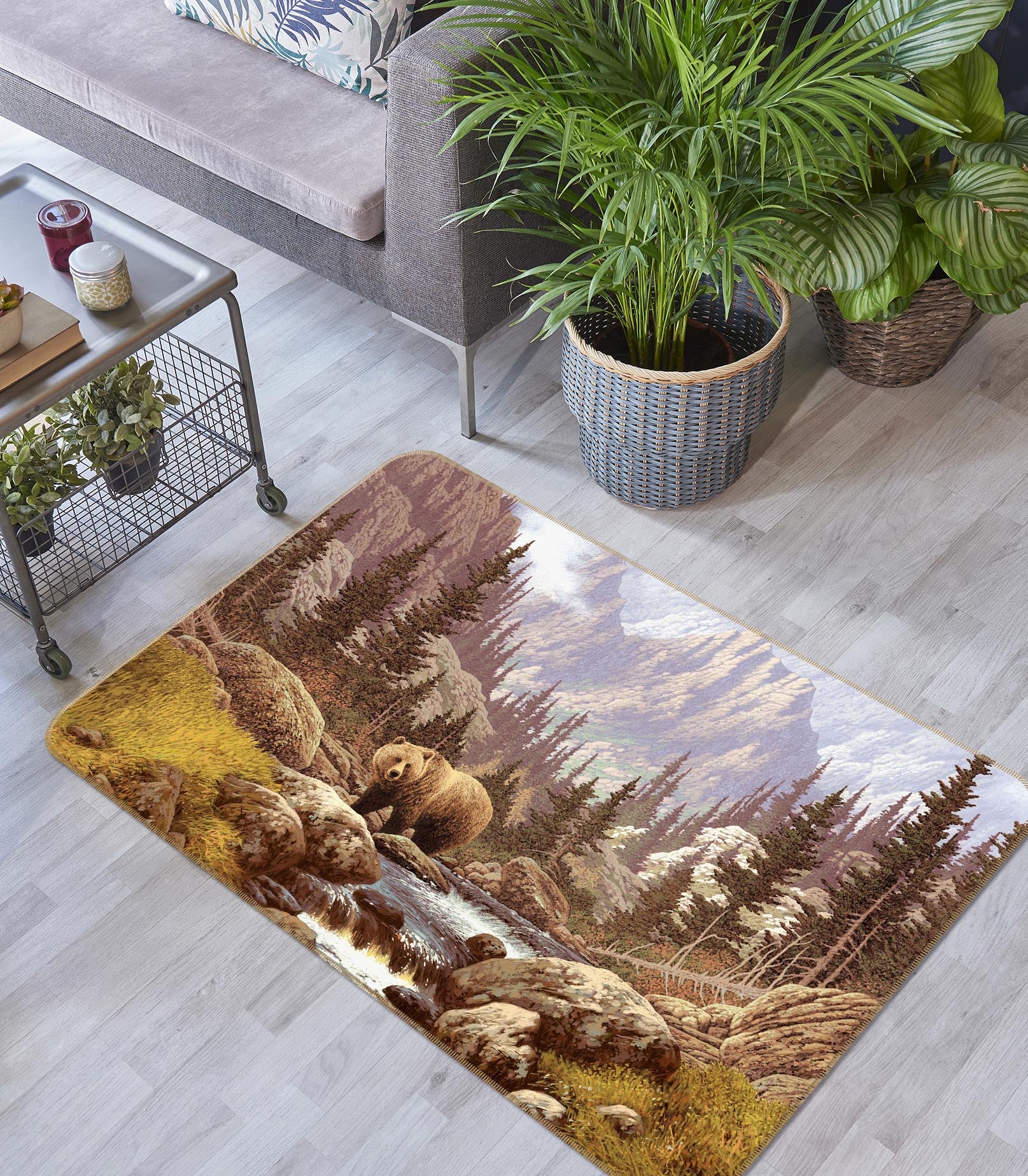 3D Bear 38153 Animal Non Slip Rug Mat