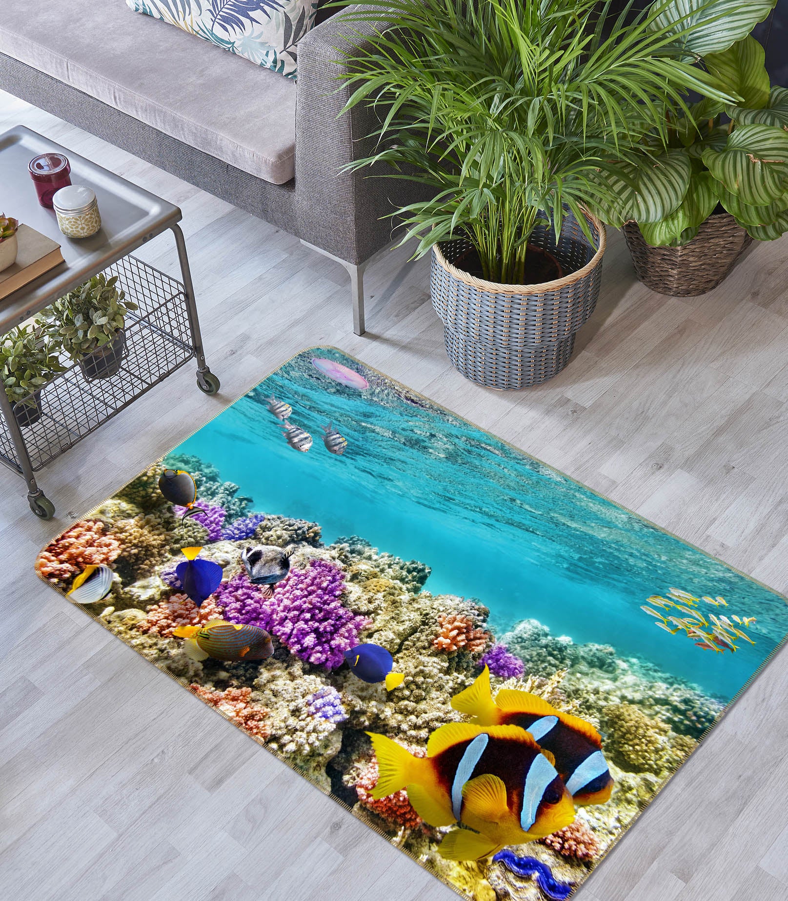 3D Coral Sea 38175 Animal Non Slip Rug Mat