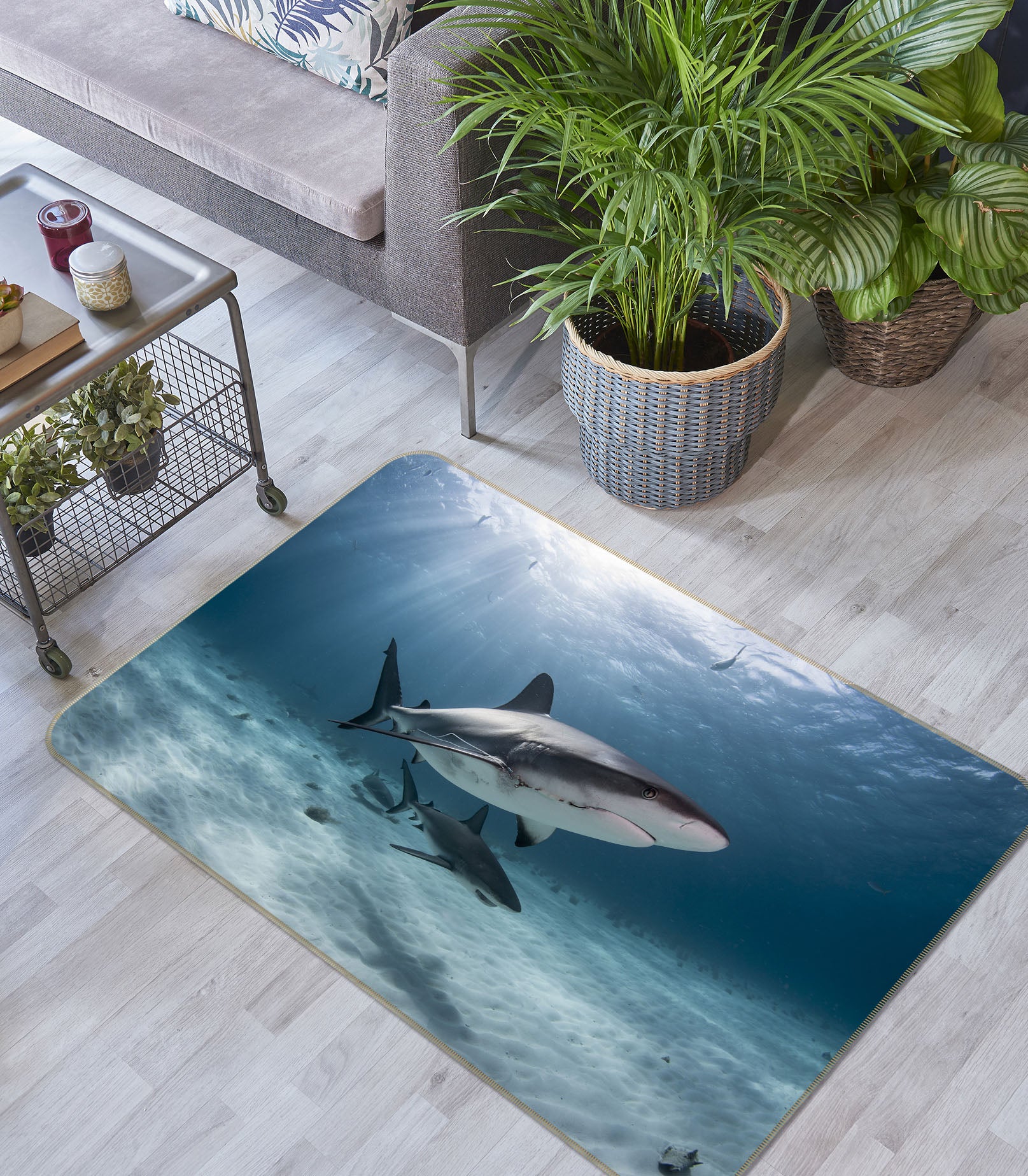 3D Shark 38162 Animal Non Slip Rug Mat