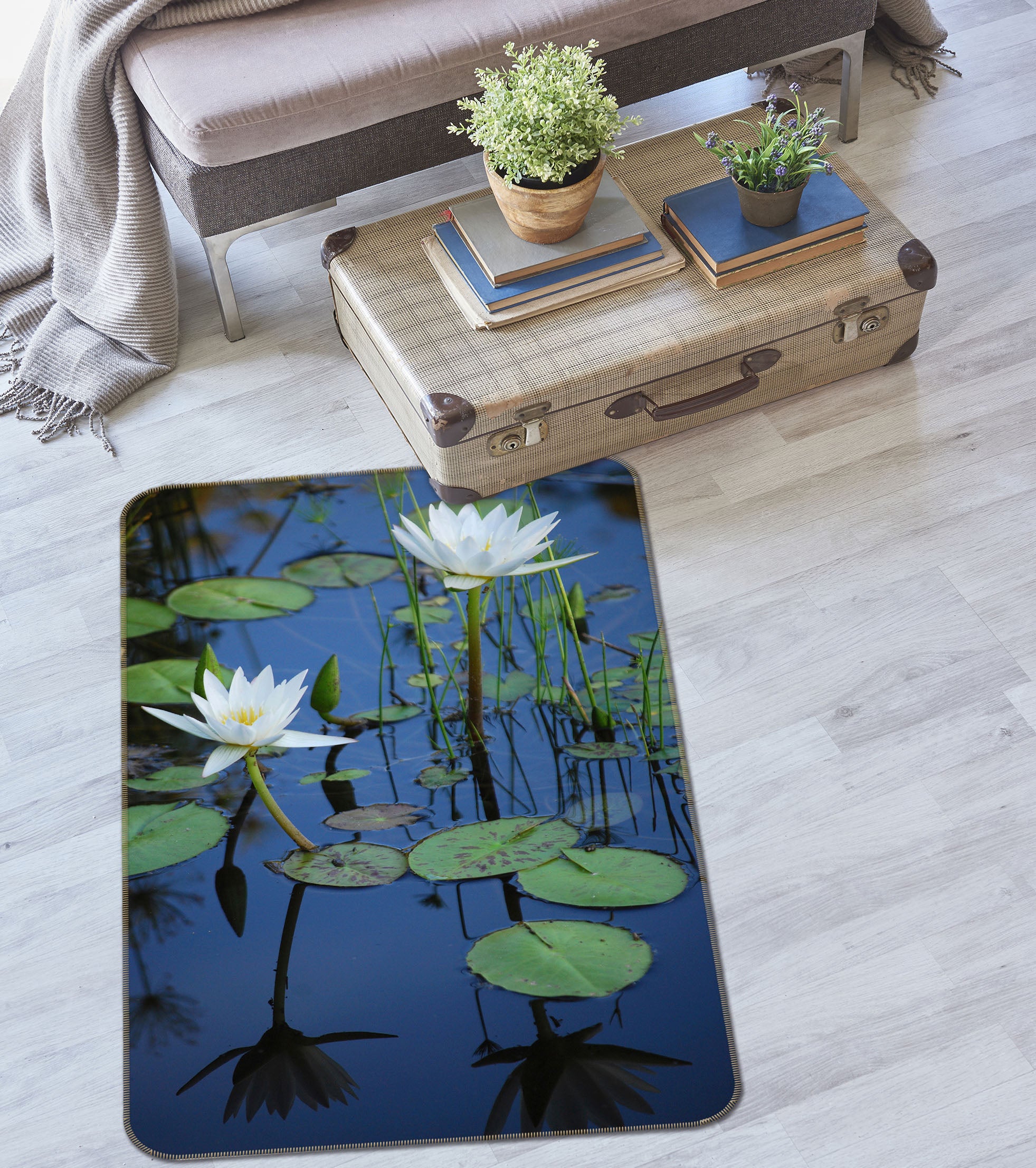 3D Lotus 26082 Non Slip Rug Mat