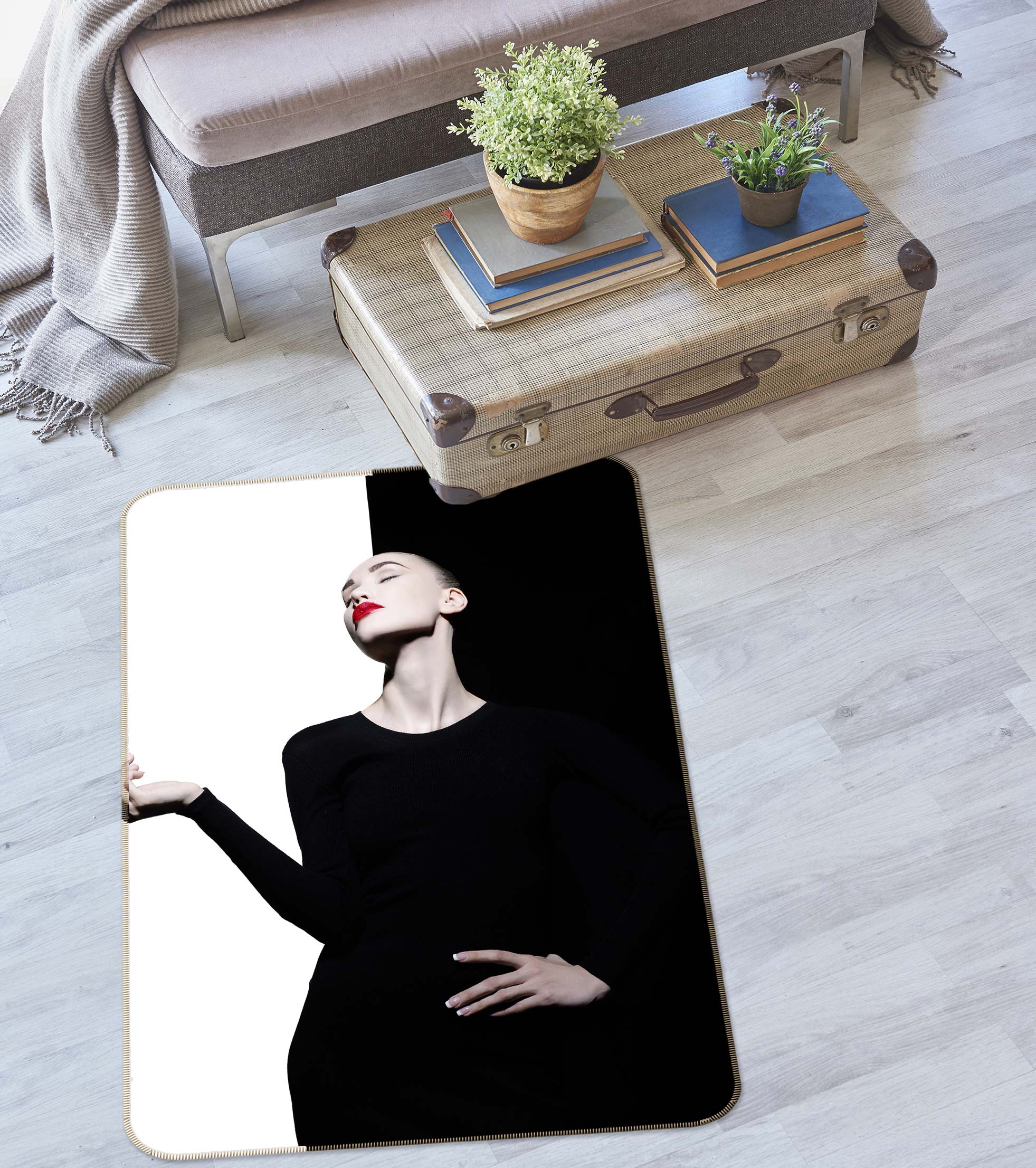 3D Woman 77259 Non Slip Rug Mat