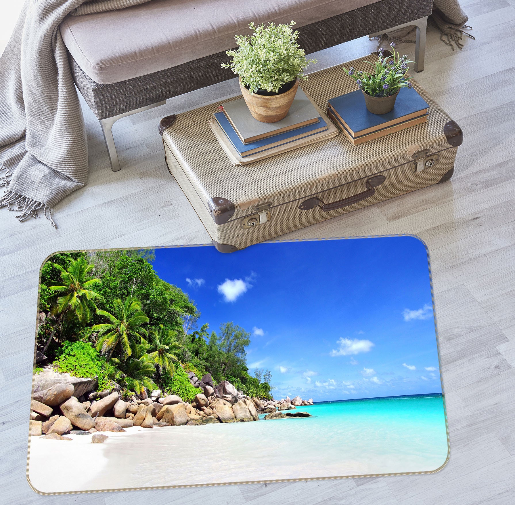 3D Seaside 77224 Non Slip Rug Mat