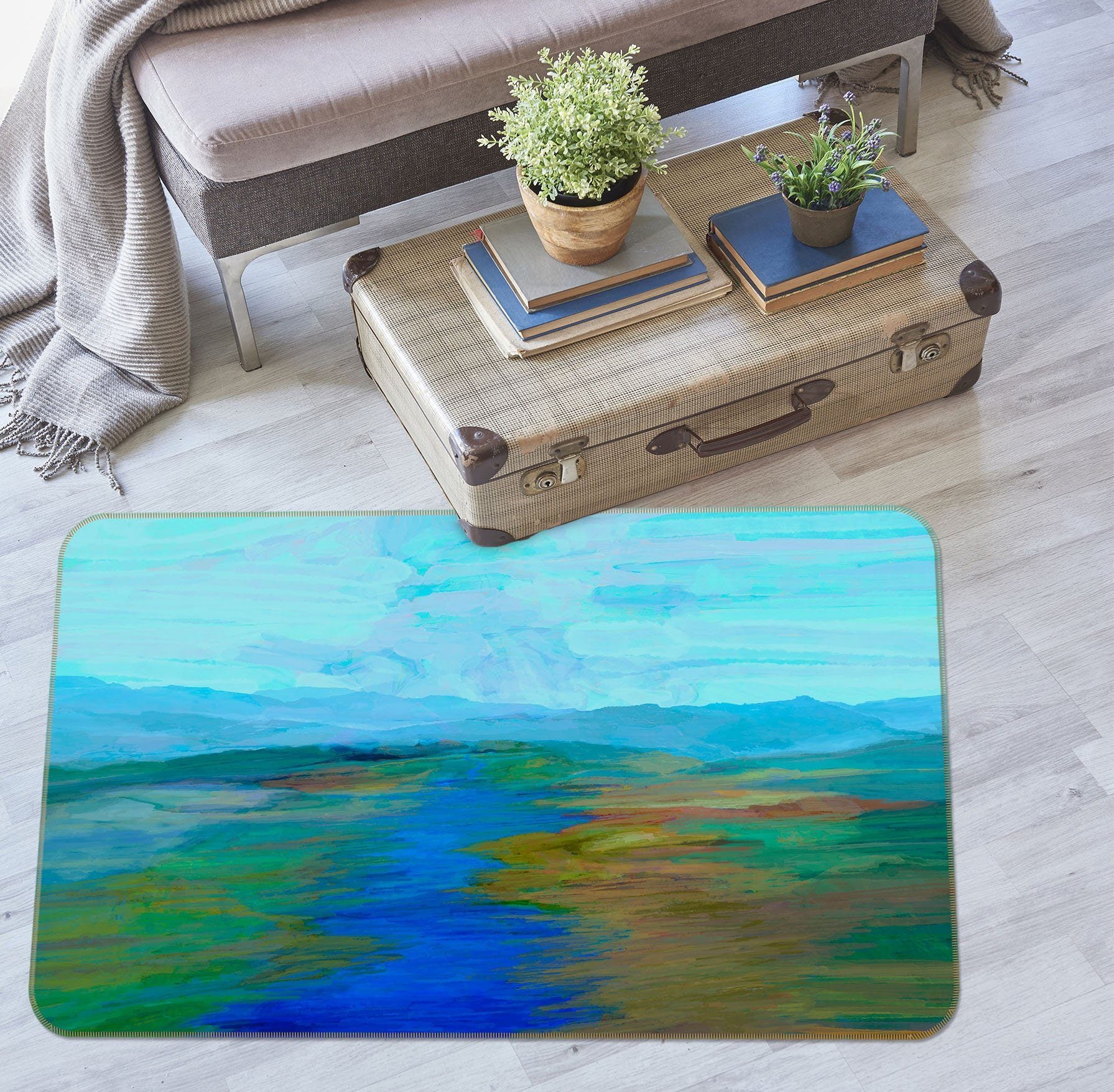 3D Blue Sea 1014 Michael Tienhaara Rug Non Slip Rug Mat Mat AJ Creativity Home 