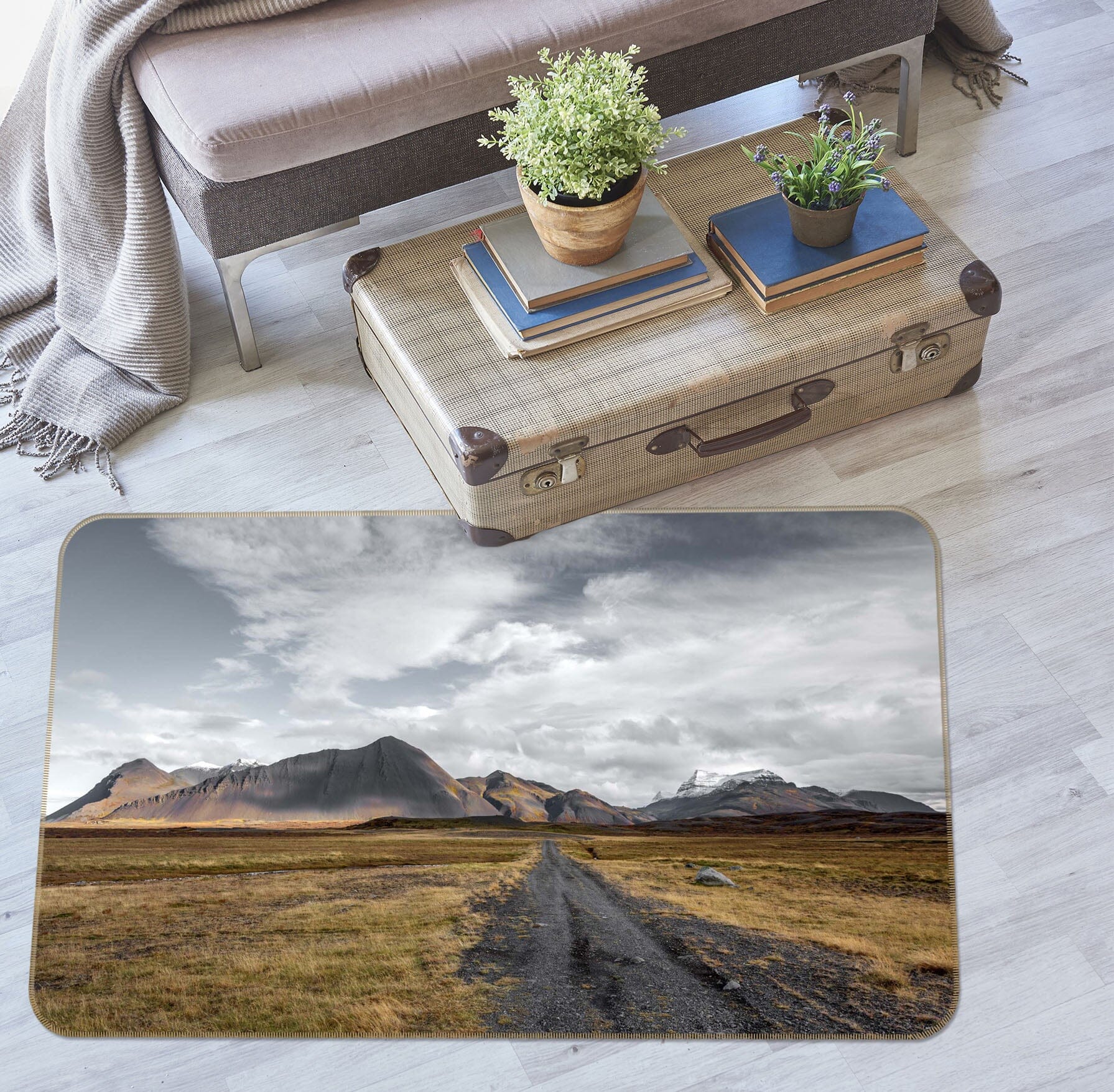 3D Prairie Path 1118 Marco Carmassi Rug Non Slip Rug Mat Mat AJ Creativity Home 